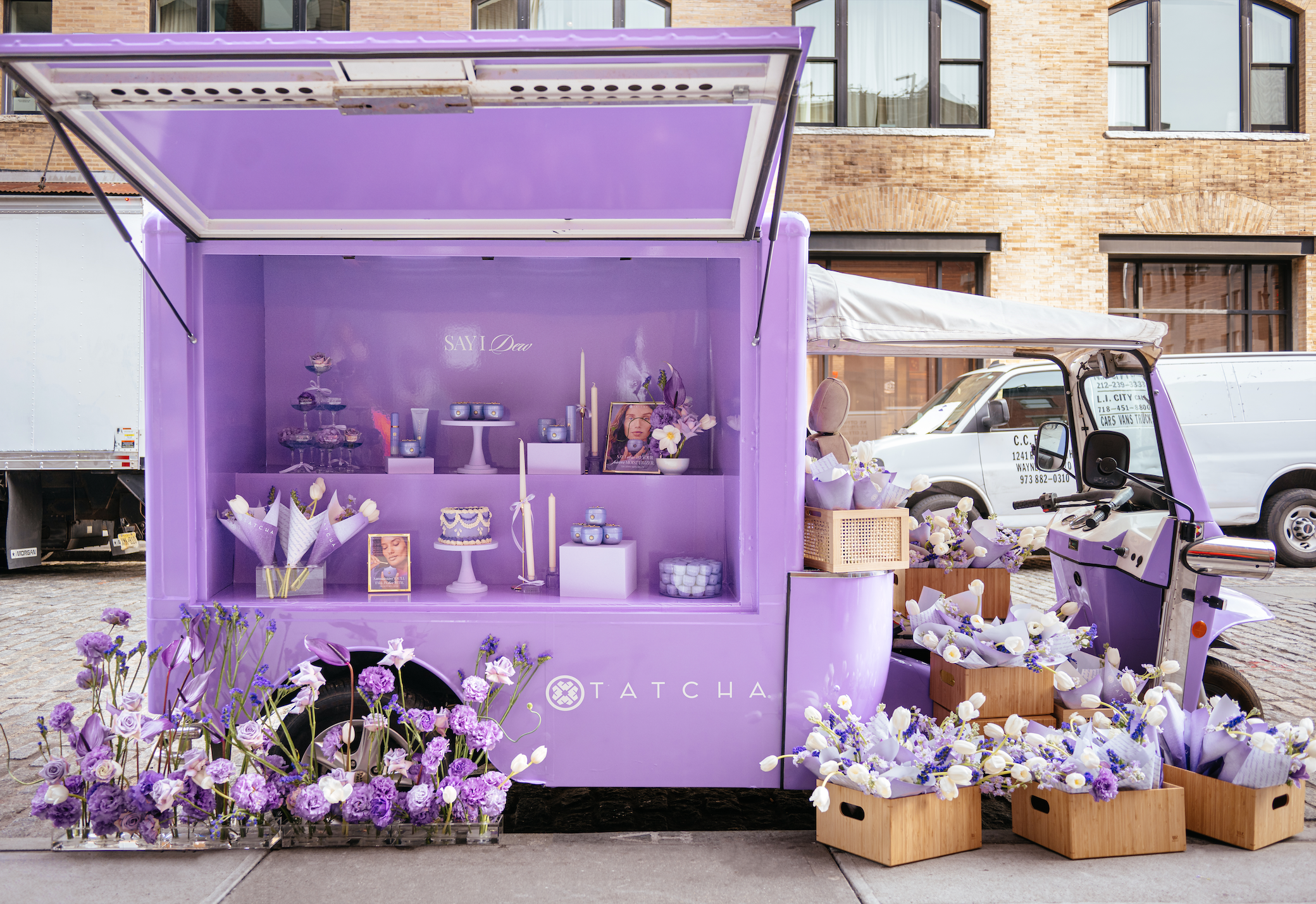 Tatcha "Say I Dew" Truck NYFW 2024