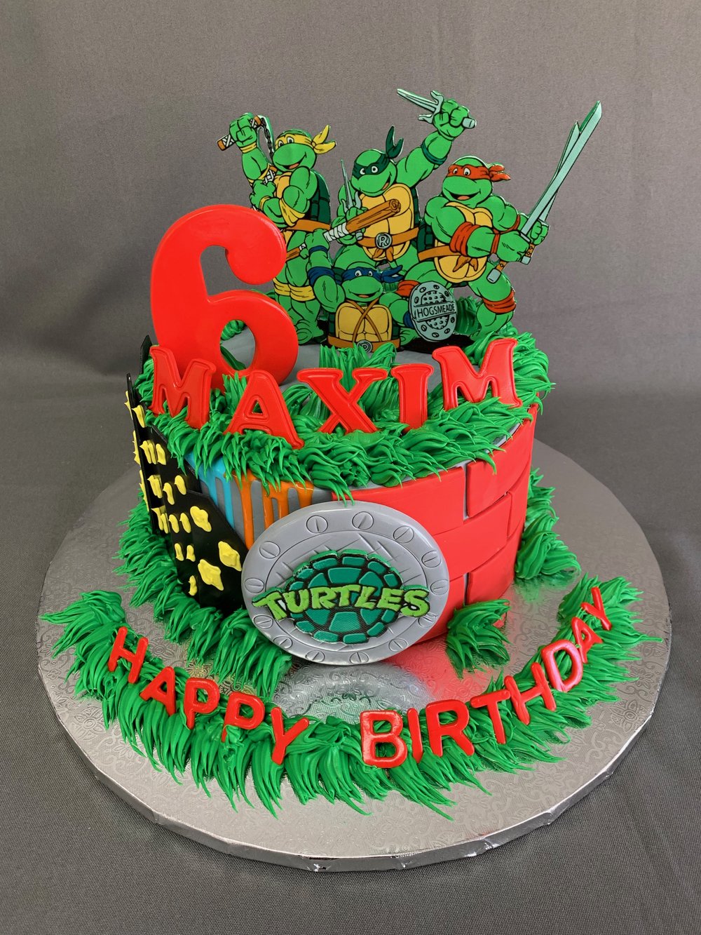 Ninja Turtles Birthday Cake