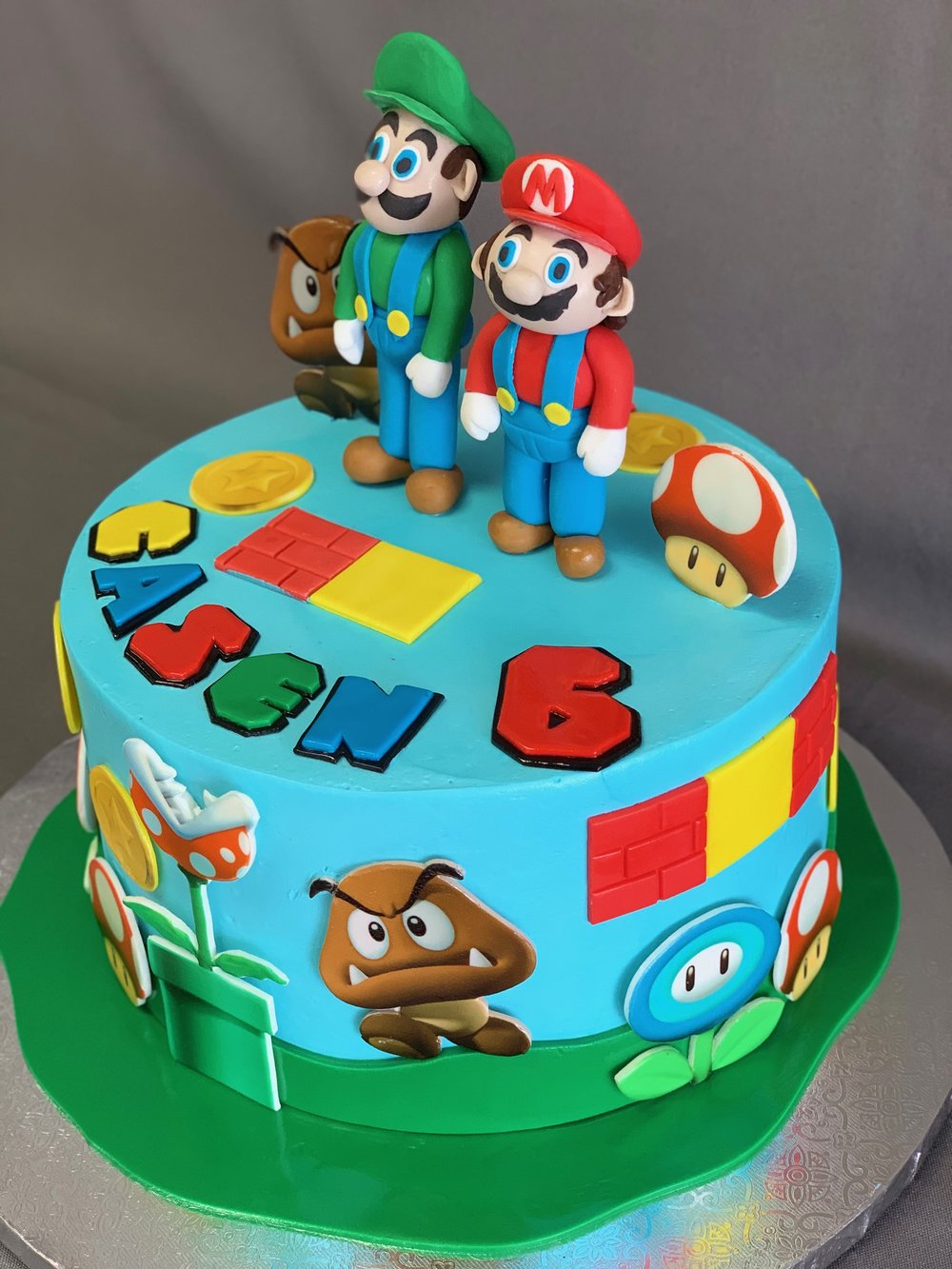 Super Mario Birthday Cake Skazka Desserts Bakery Nj Custom Birthday Cakes Cupcakes Shop