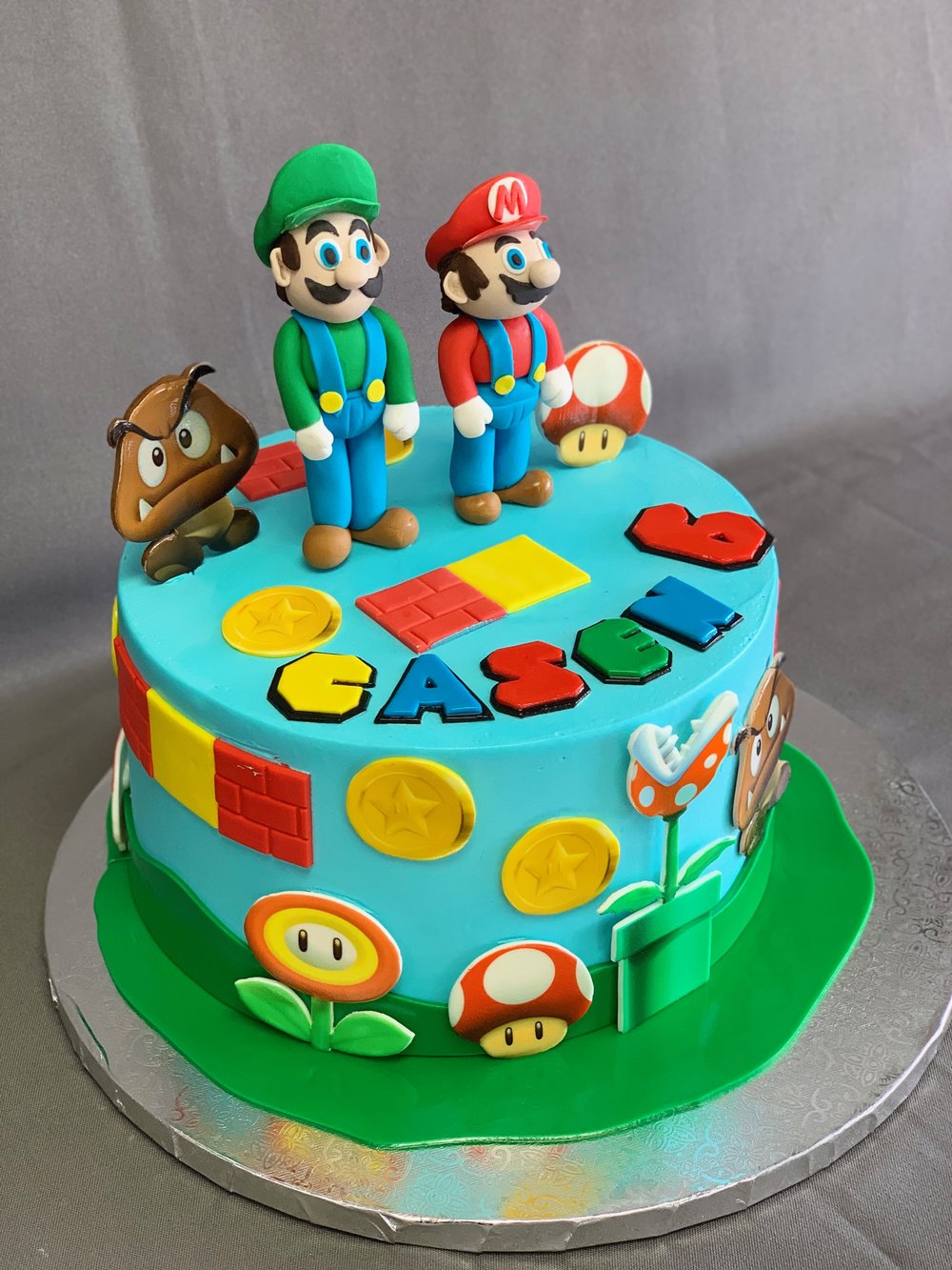 Super Mario Birthday Cake Skazka Desserts Bakery Nj Custom Birthday Cakes Cupcakes Shop