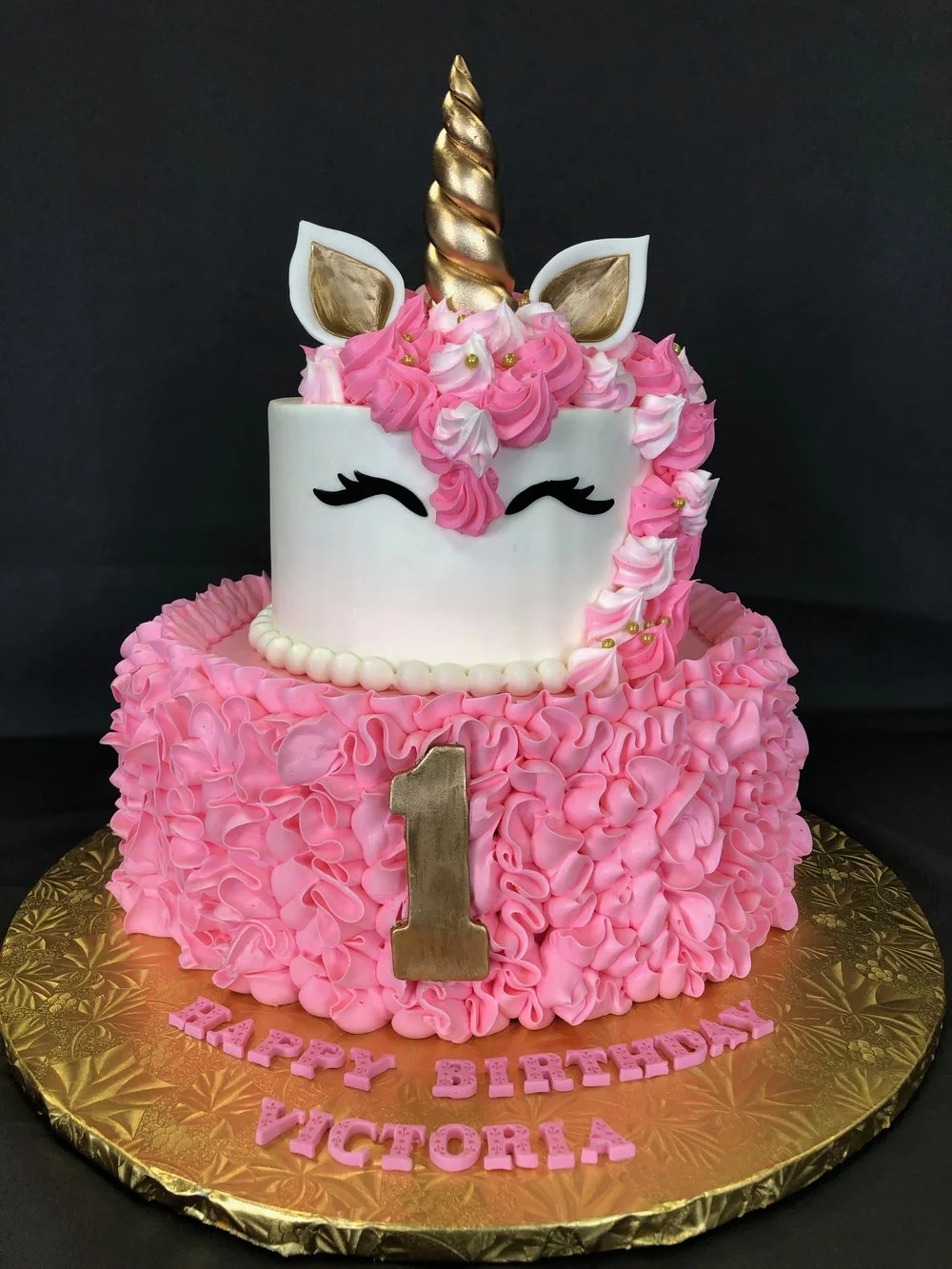 First Birthday Unicorn Cake — Skazka Cakes
