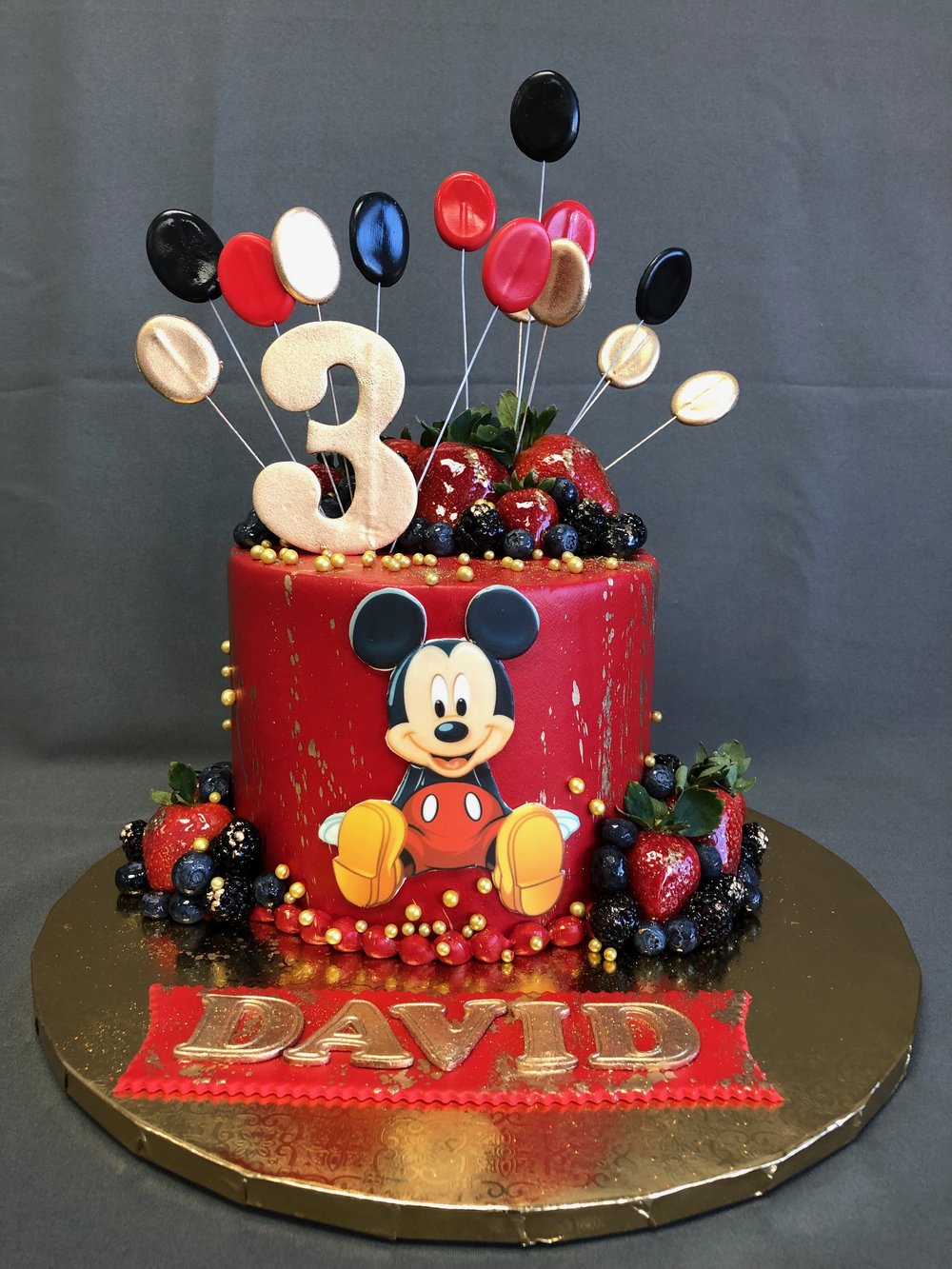 Mickey Mouse Birthday Cake — Skazka Cakes