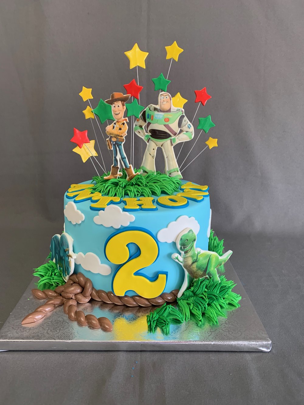 Toy Story Buttercream Cake