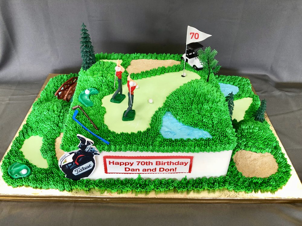 Golf Theme Cake - Edible Perfections