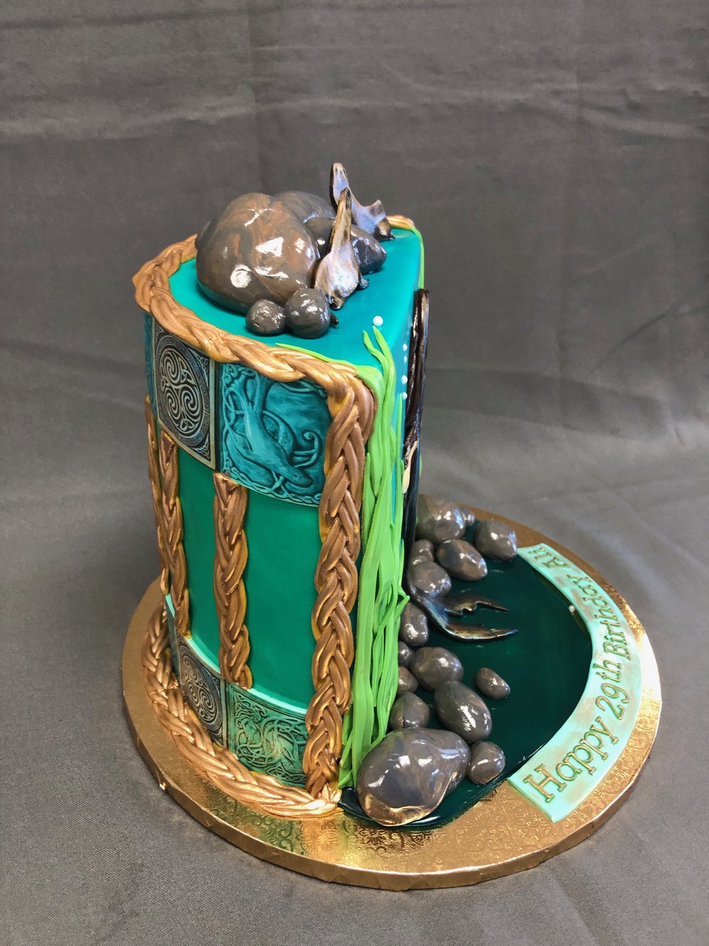 Irish Silkie Birthday Cake — Skazka Cakes