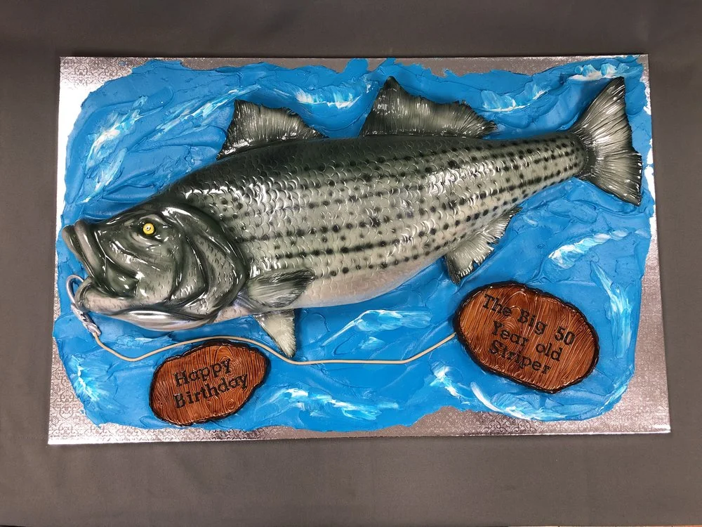 Sea Bass Birthday Cake — Skazka Cakes