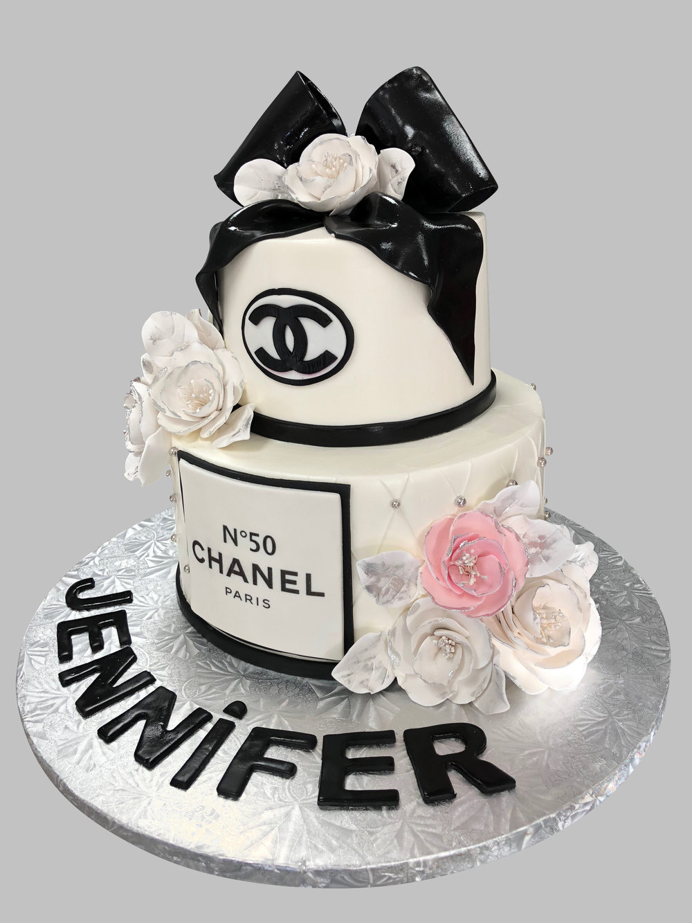 Fashion Cake Topper - Black –