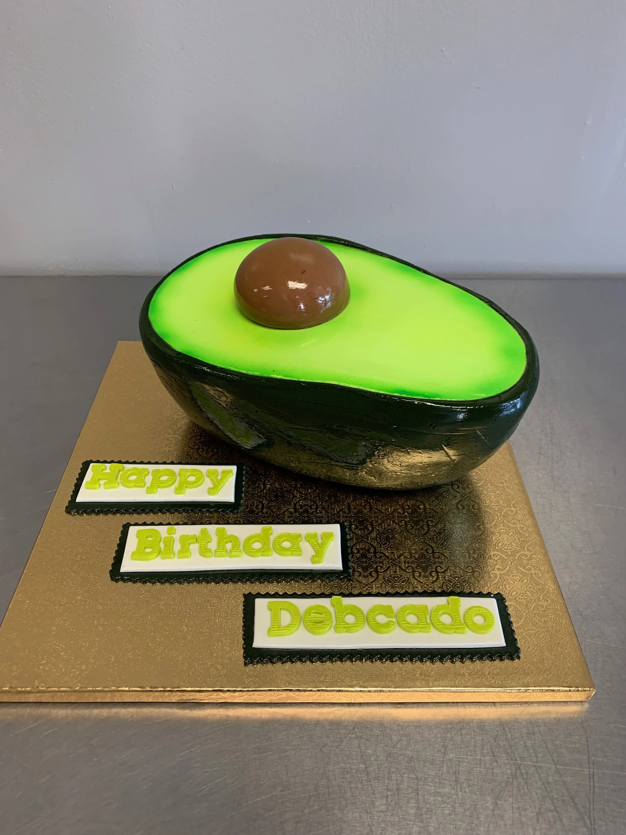 3D Avocado Cake — Skazka Cakes