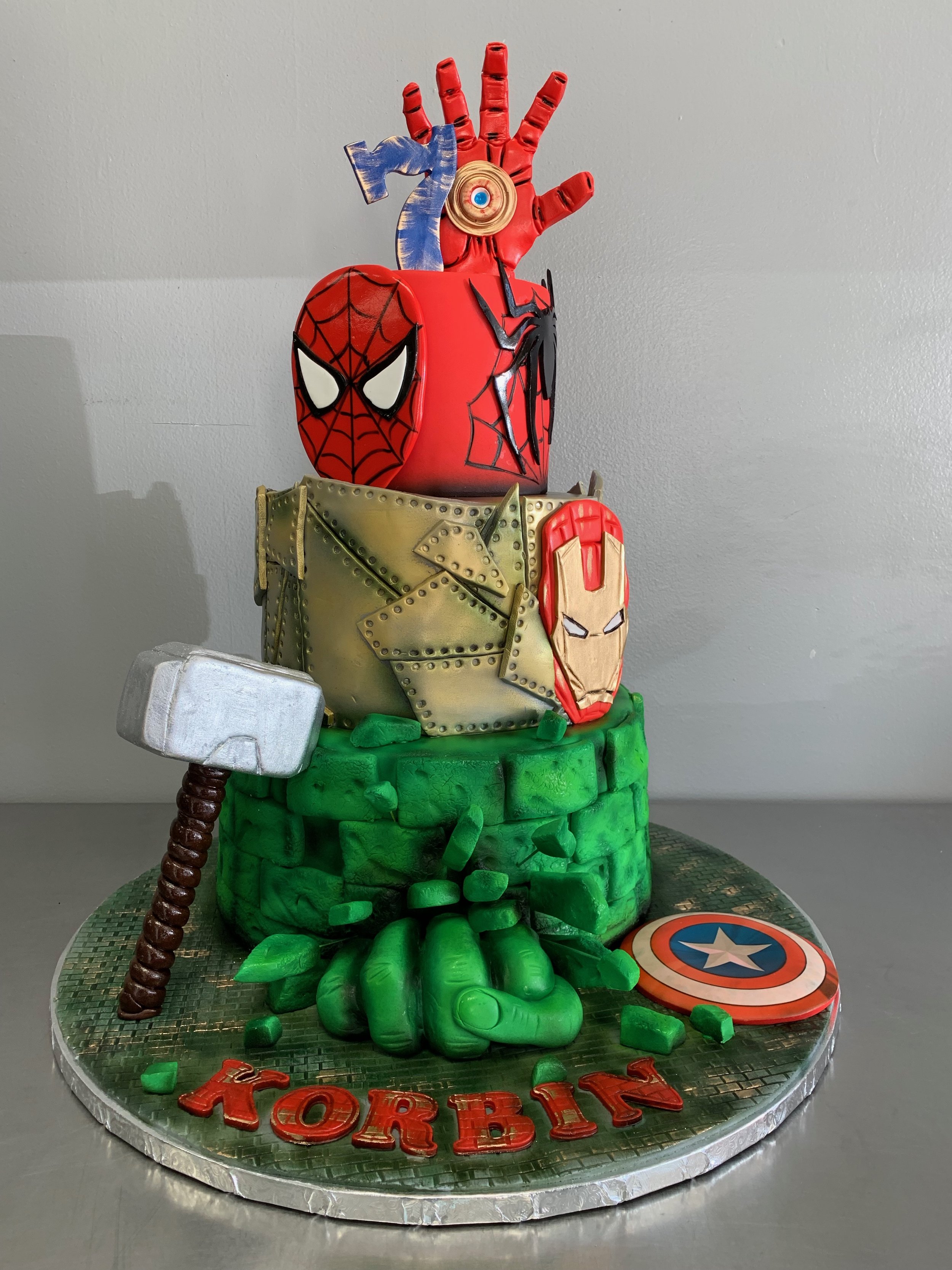 Avengers Birthday Cake — Skazka Cakes