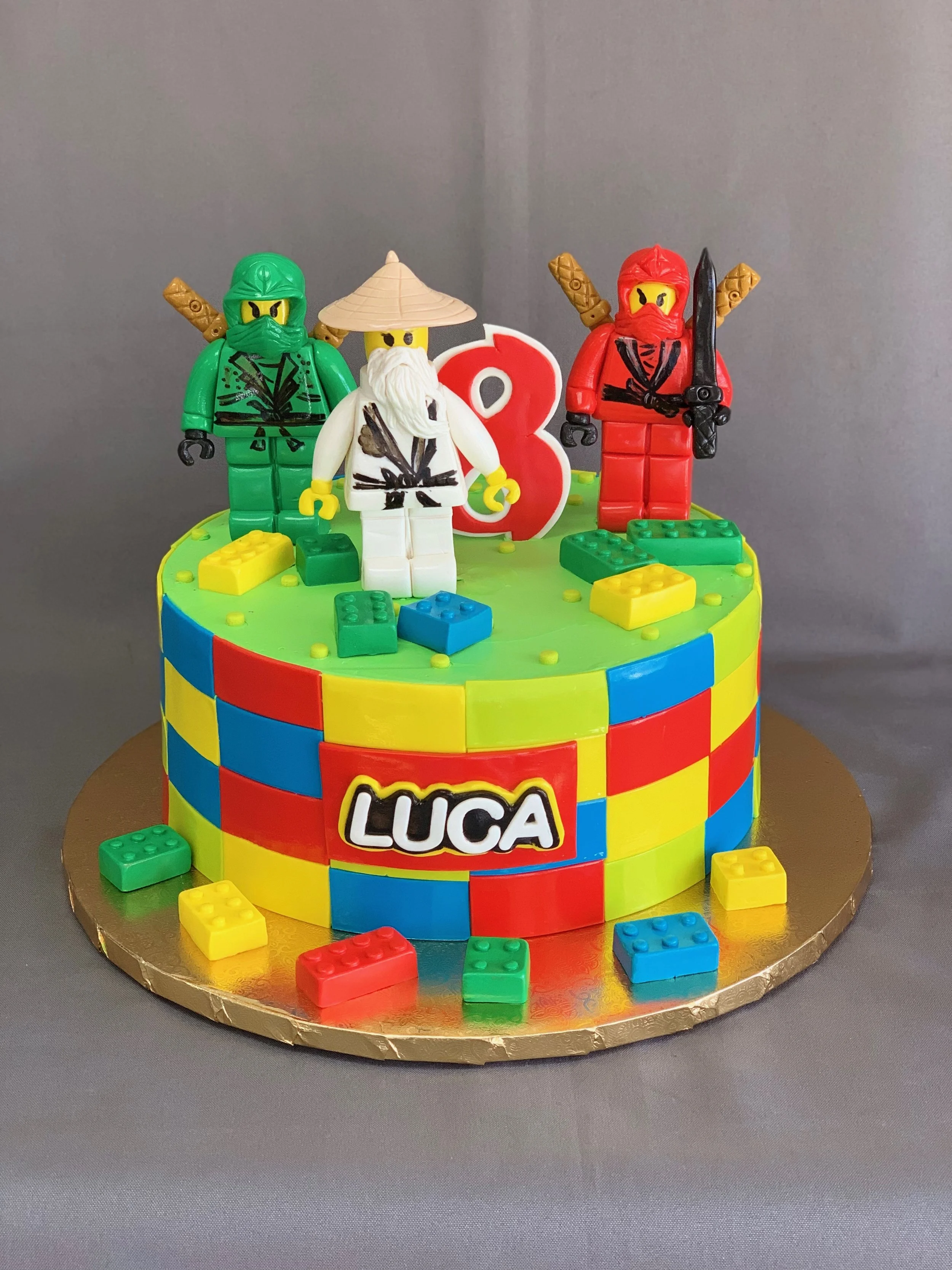 Ninja Lego Birthday Cake — Skazka Desserts Bakery NJ