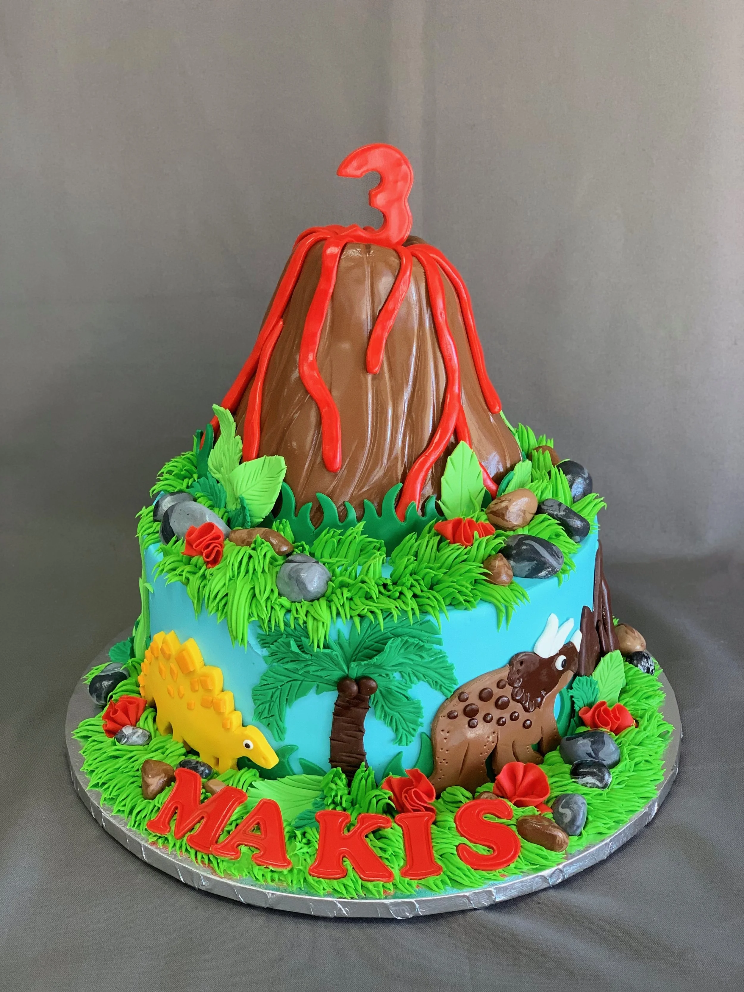 Volcano Birthday Cake — Skazka Cakes