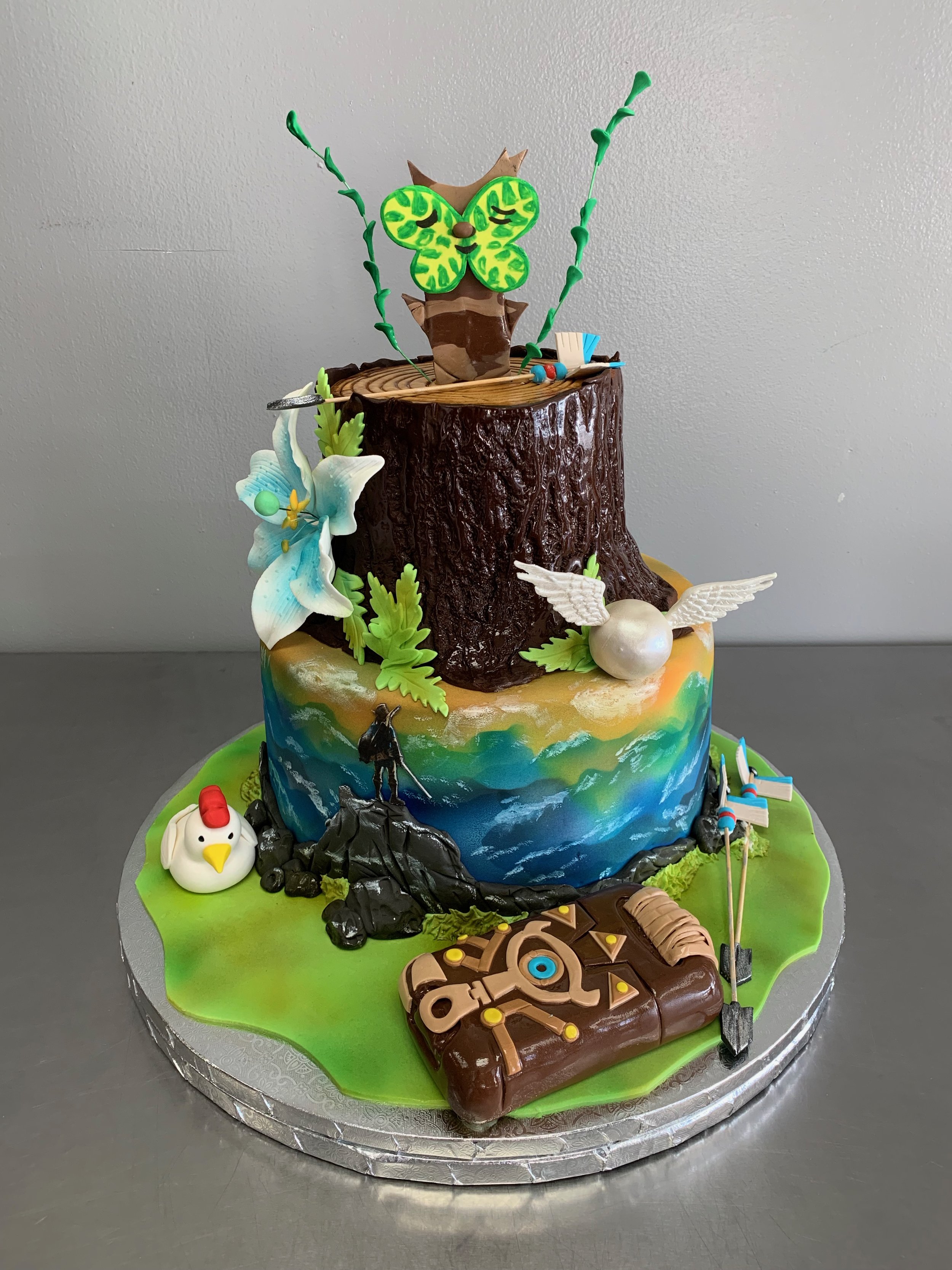 The Legend of Zelda Groom's Cake — Skazka Cakes