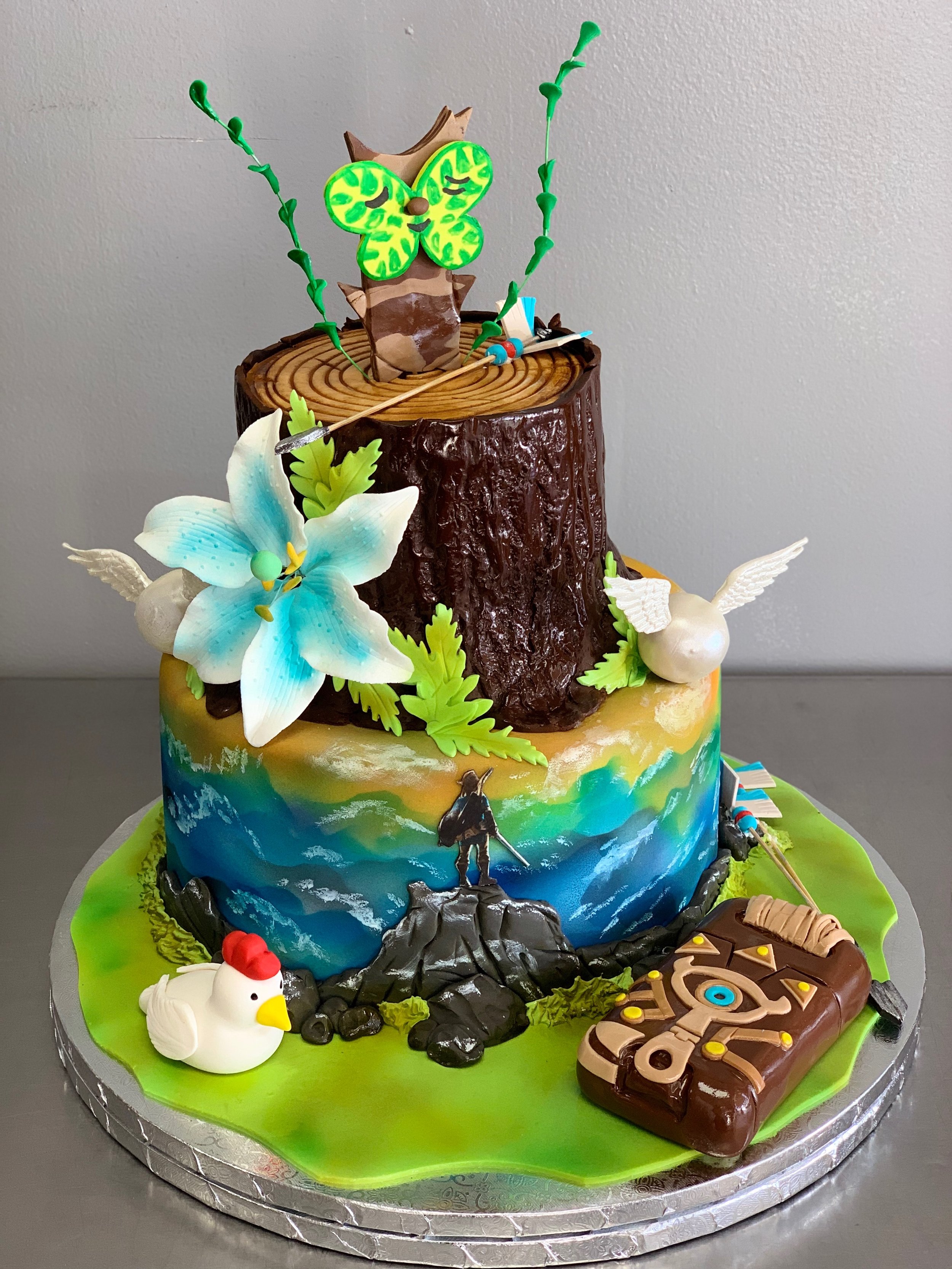 Coolest Legend Of Zelda Birthday Cake