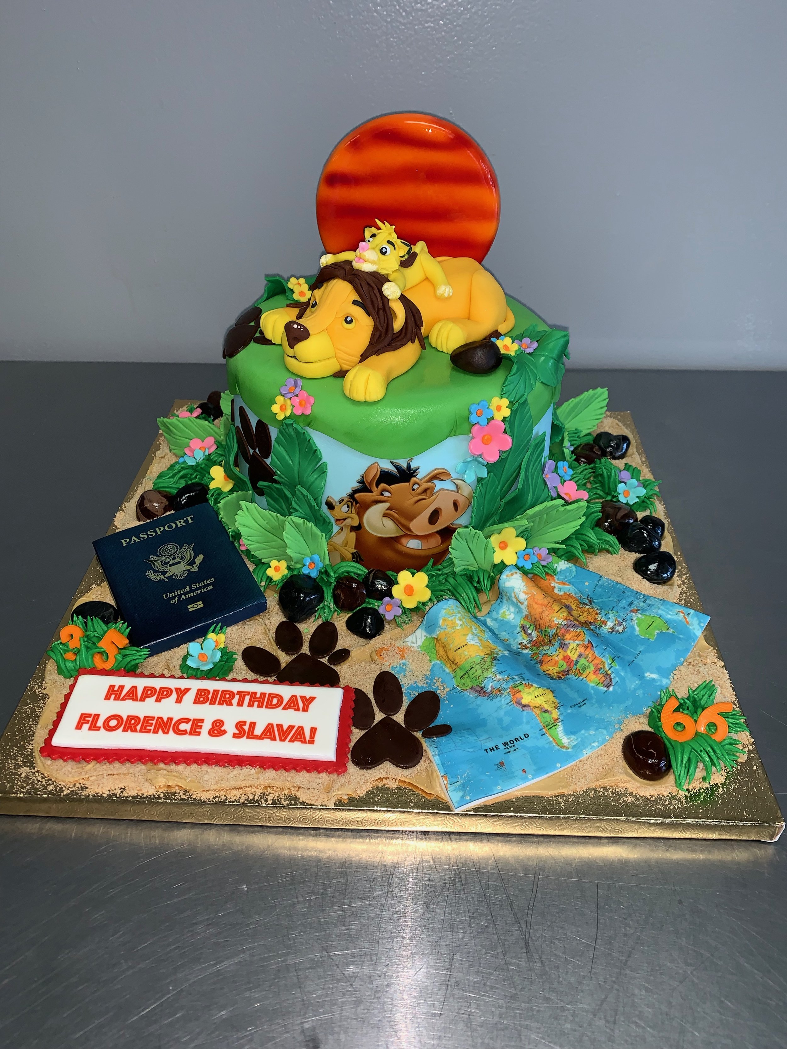Lion King Birthday Cake (6) | Baked by Nataleen