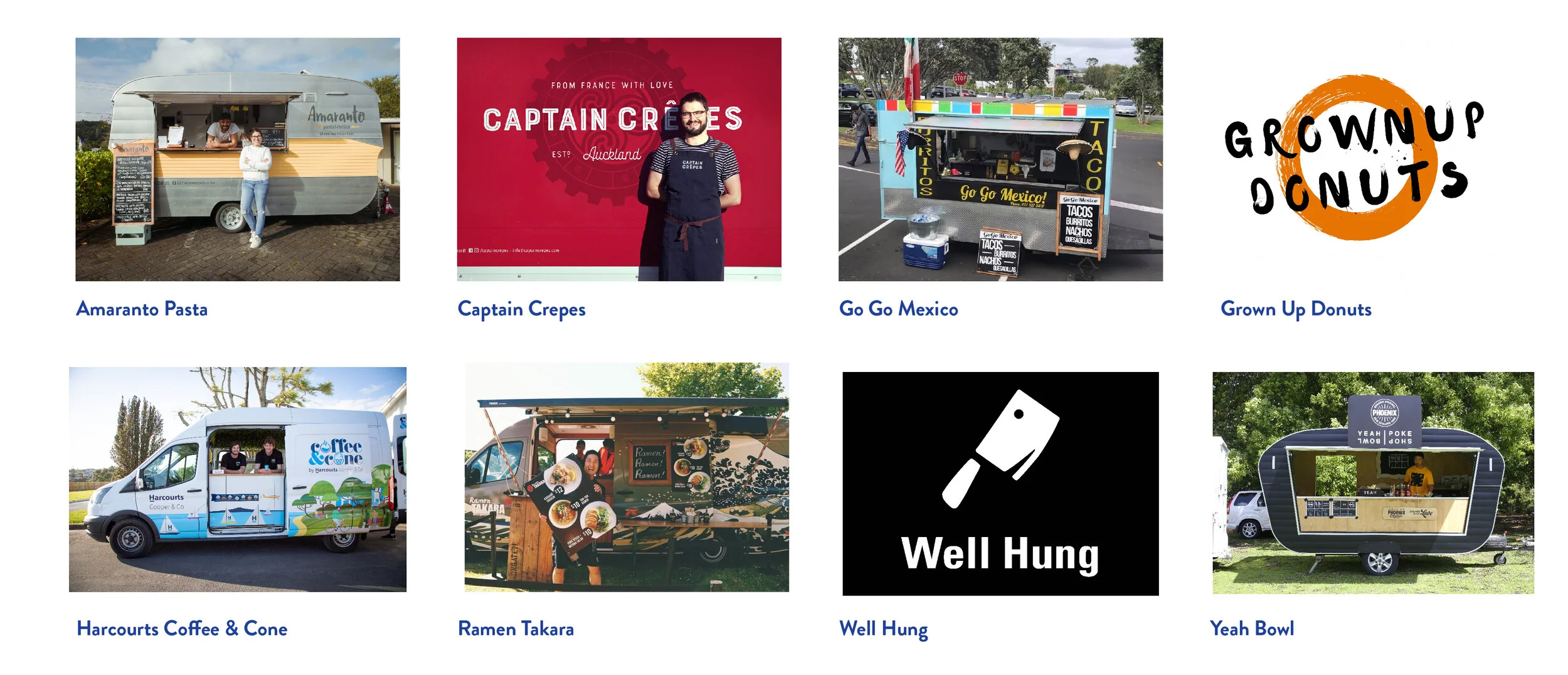 Please see below for Food Vendor details