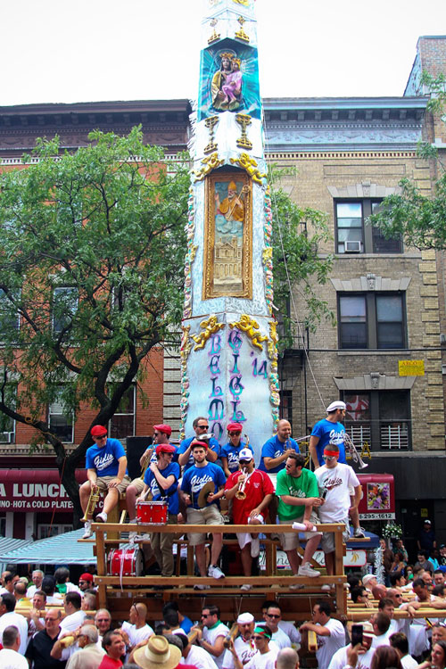  The Dancing of the Giglio during the Feast of St. Anthony via bronxlittleitaly.com  