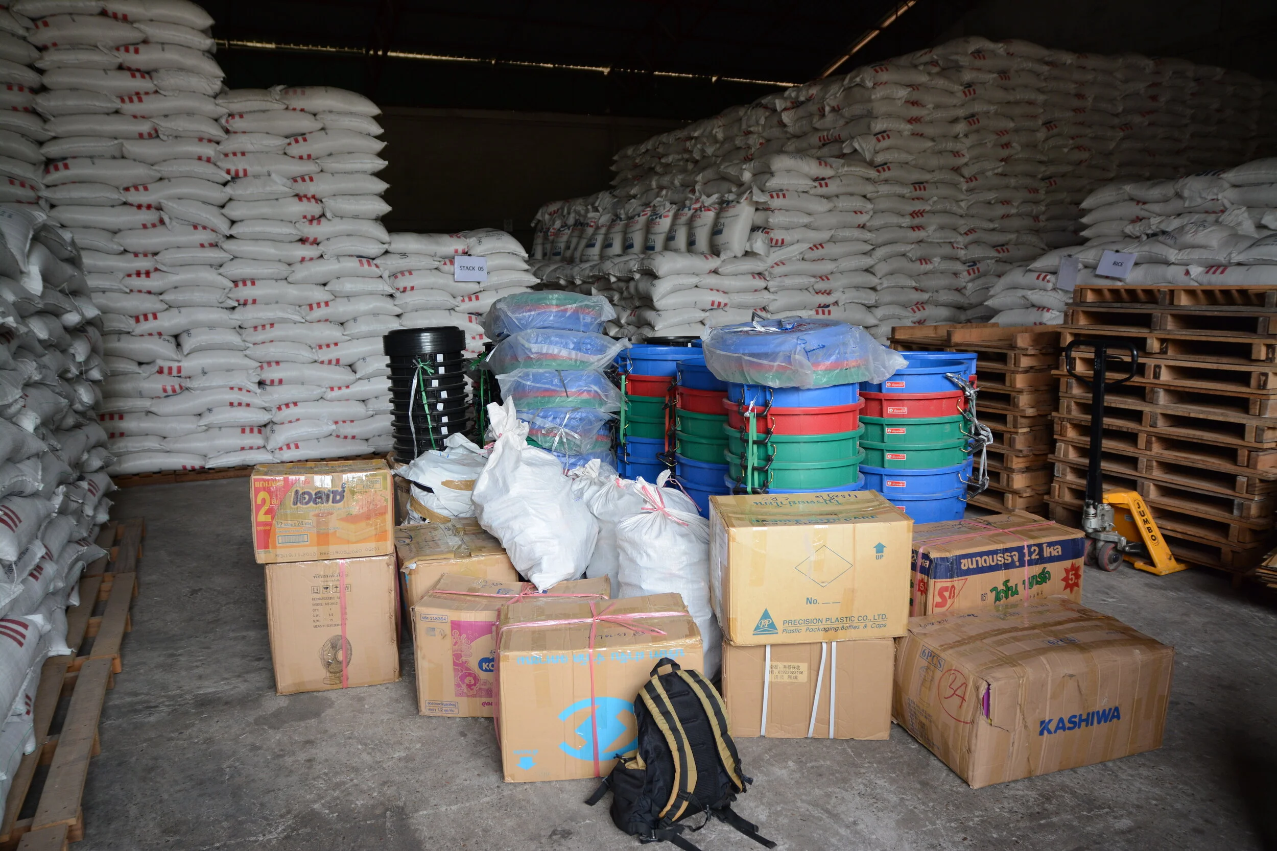  Transport by bus of the materials from Vientiane to Savannakhet (10hrs) 