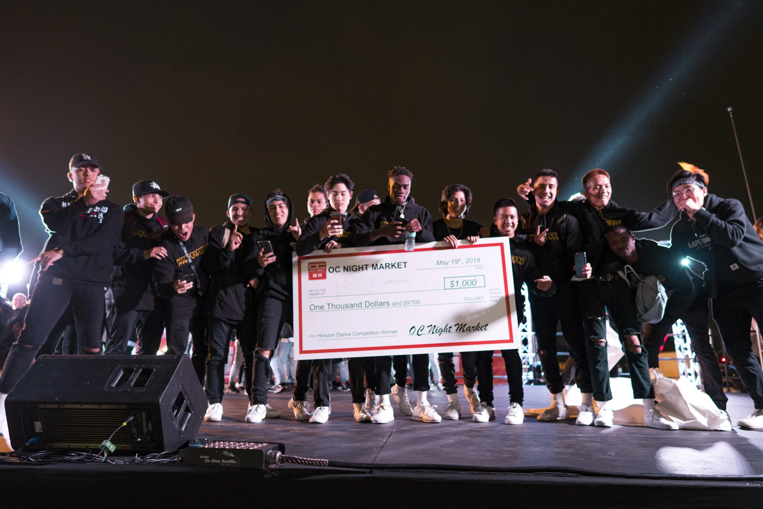 Winners of the 2018 HORIZON dance competition, HBGZ. Photo by Andrew Ge.