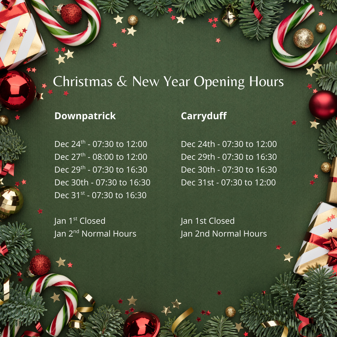 Christmas &amp; New Year Opening Hours