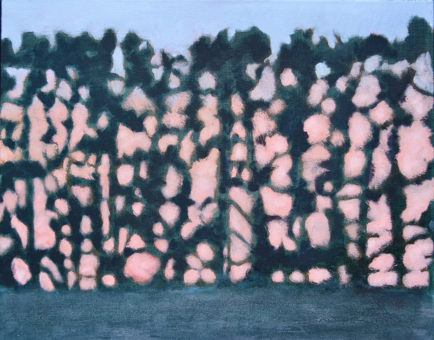 Old Pines Shelter Stonestreet Lane 2017 oil on canvas 50x40cm