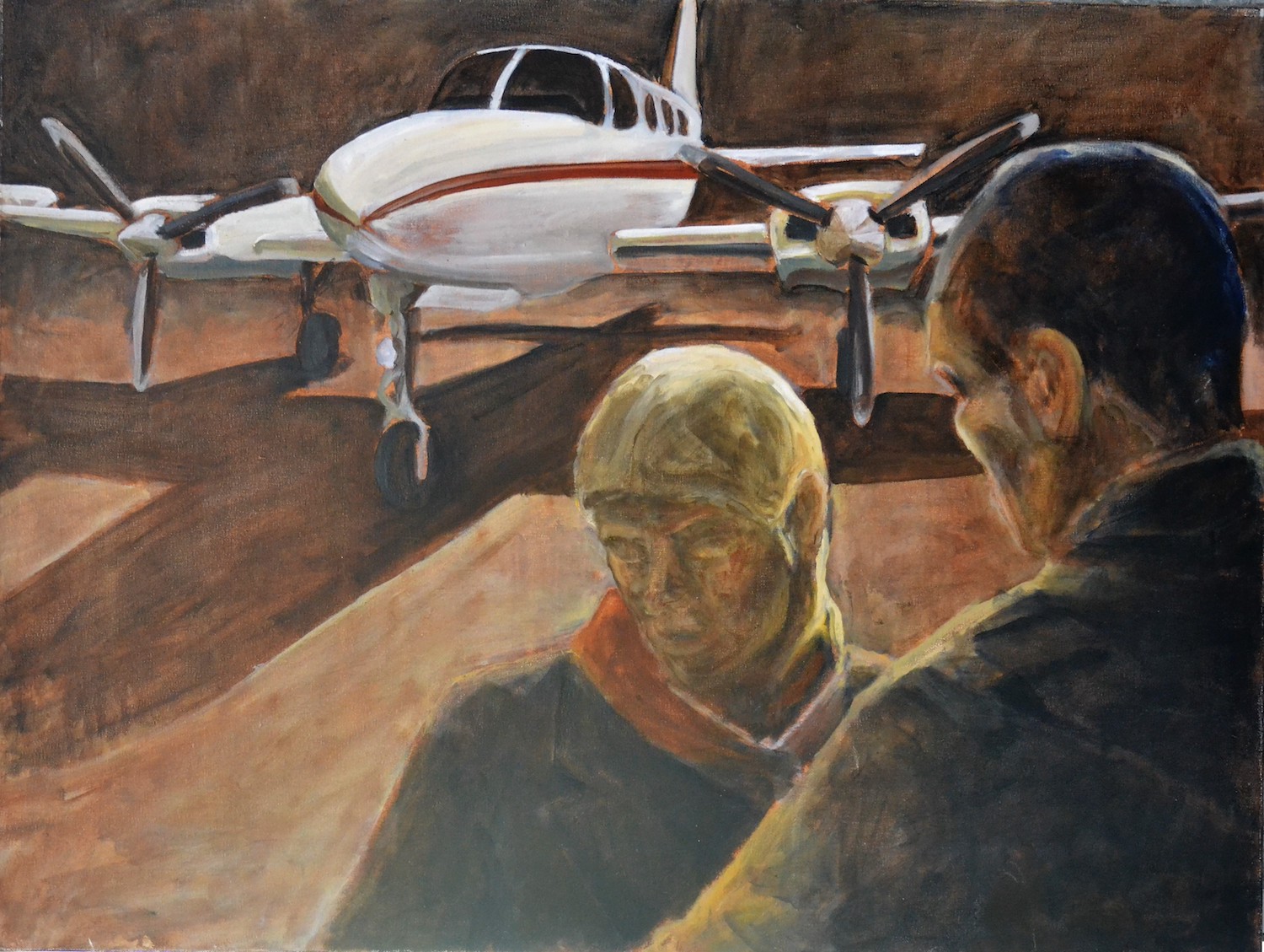 Ultimatum 2006 oil on canvas 75x100cm