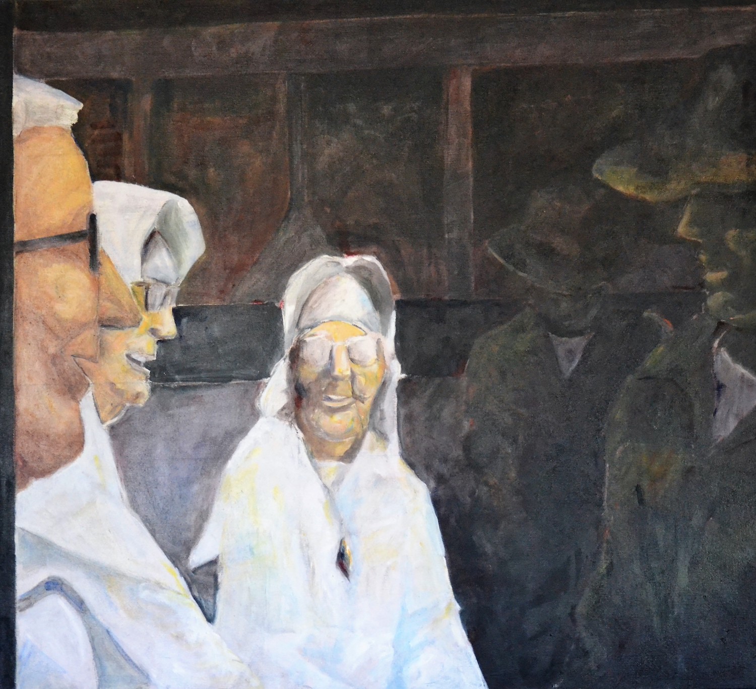 Missionaries and Mercenaries 2006 oil on canvas 90x100cm