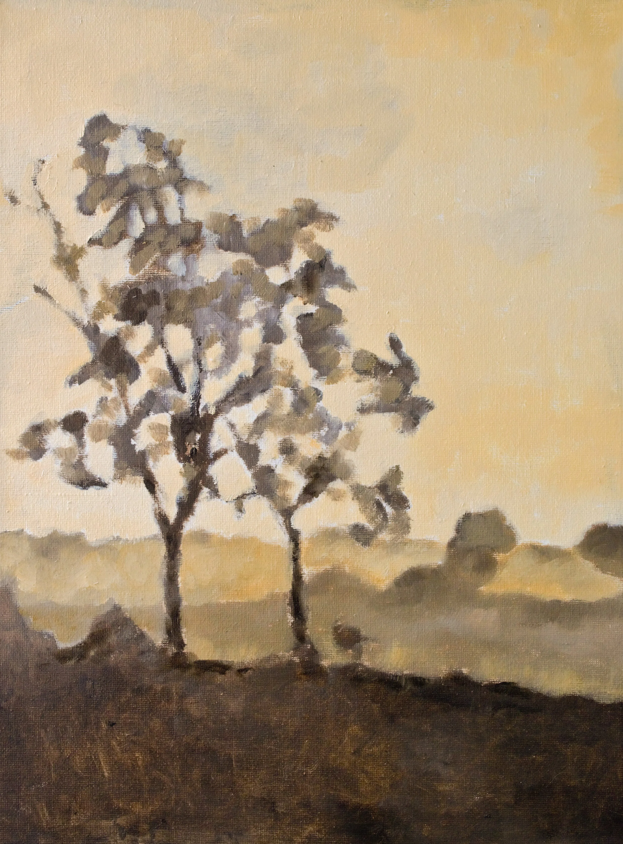 Portrait of a Landscape 1 2018 oil on canvas 40x30cm 