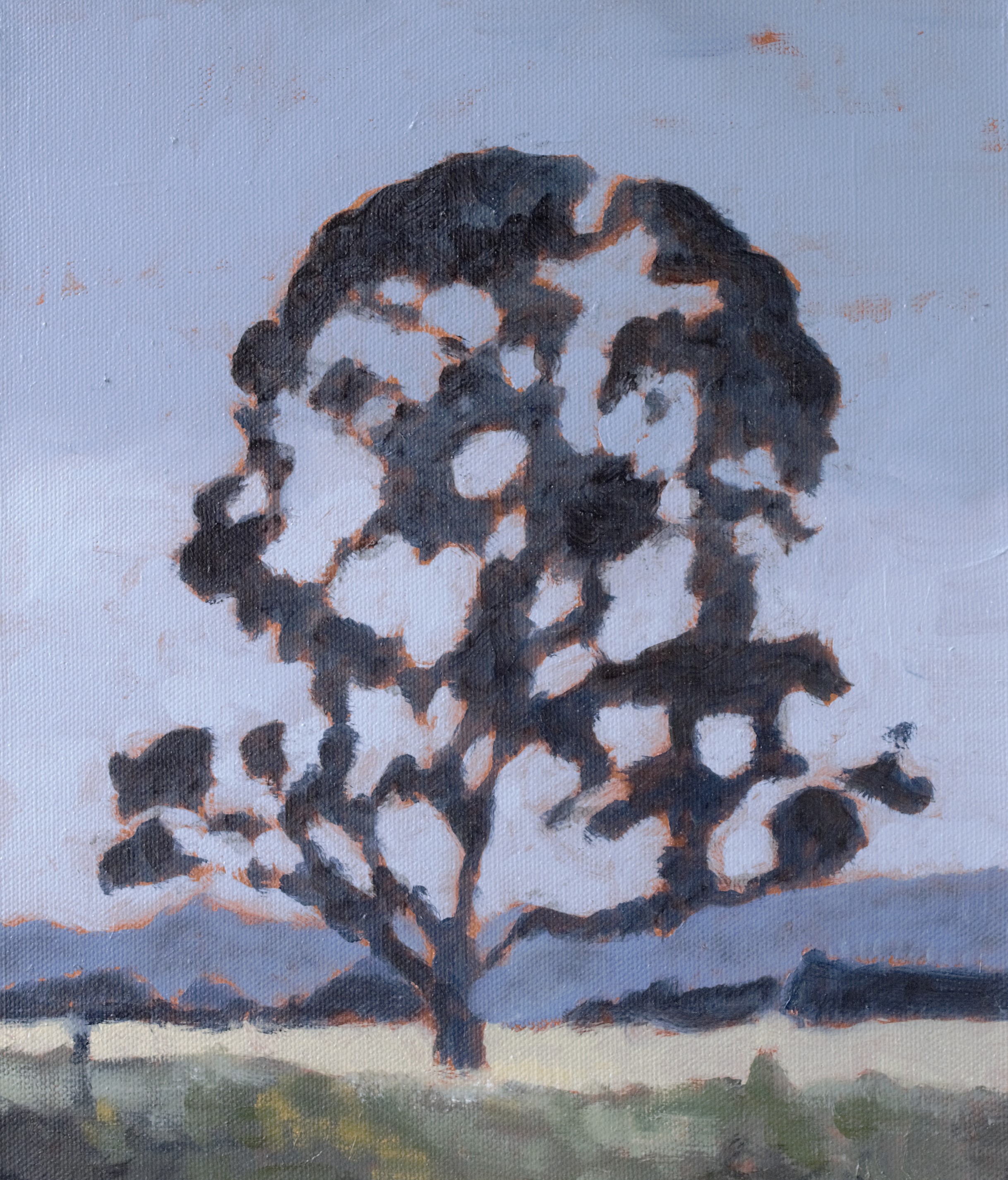 Portrait of a Landscape 2 2018 oil on canvas 40x25cm 