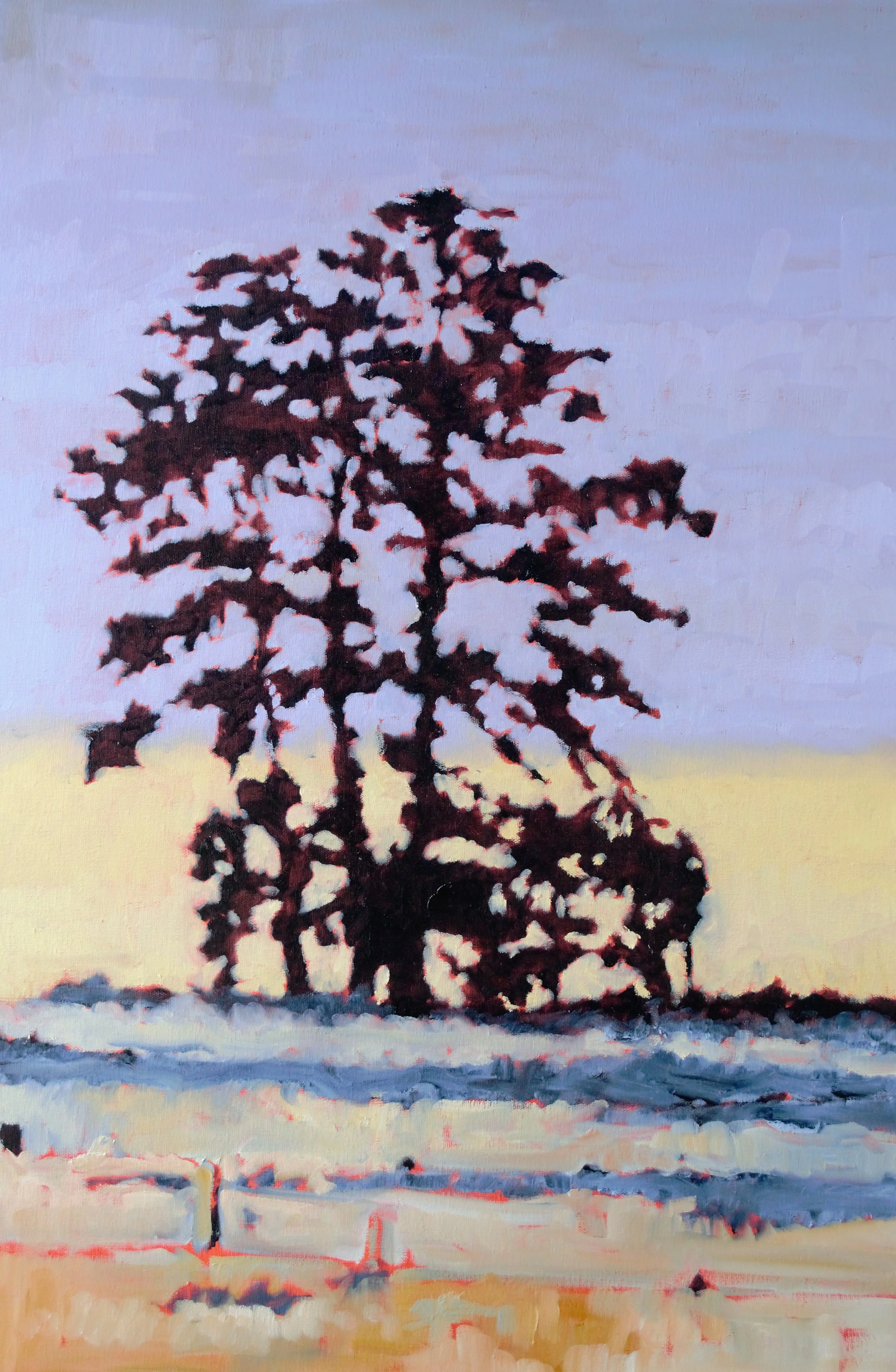 Portrait of a Landscape 6 2018 oil on canvas 50x76cm 