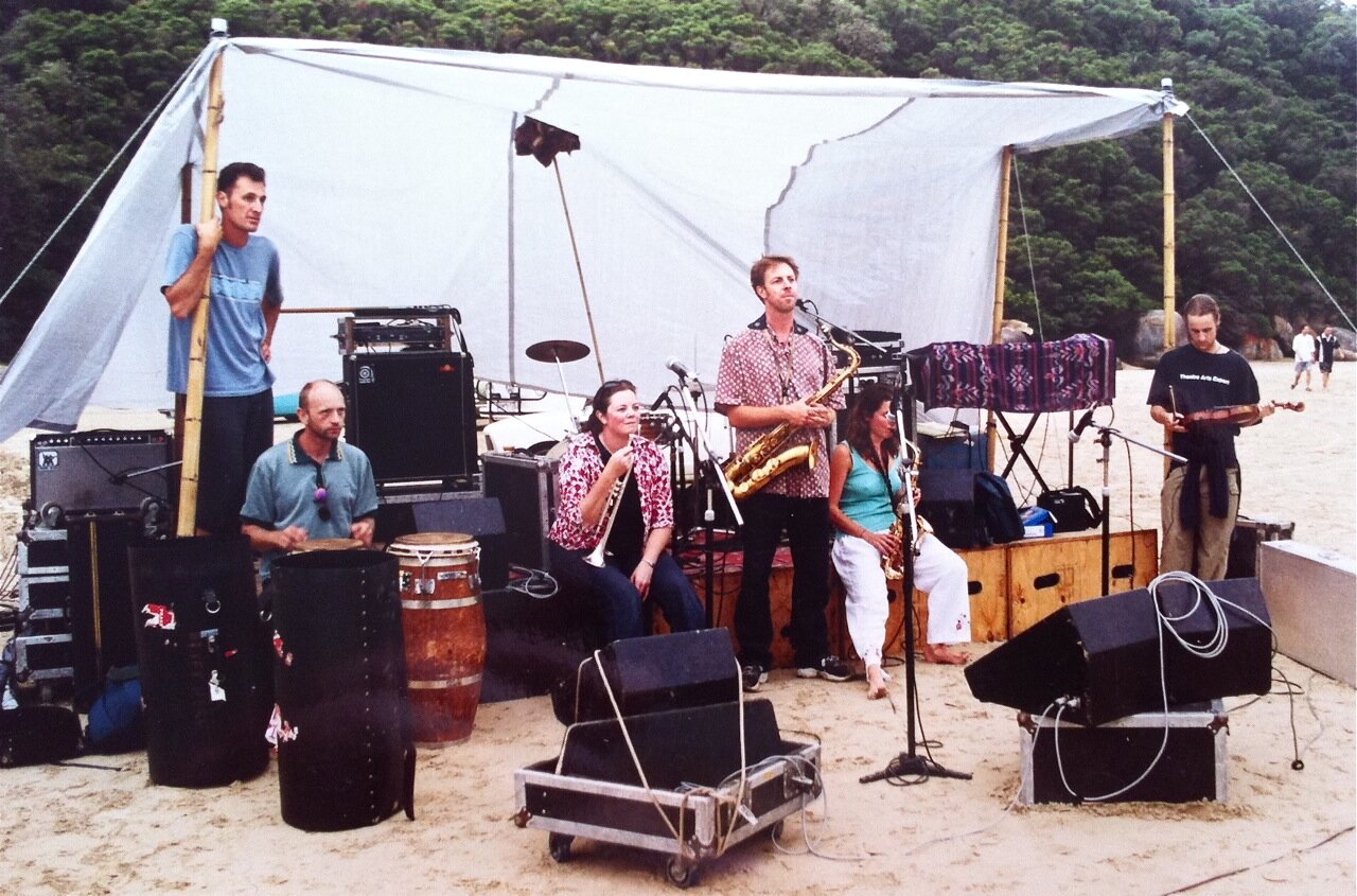 Skazz sound check for Enchanted Ocean Wilsons Prom.jpg