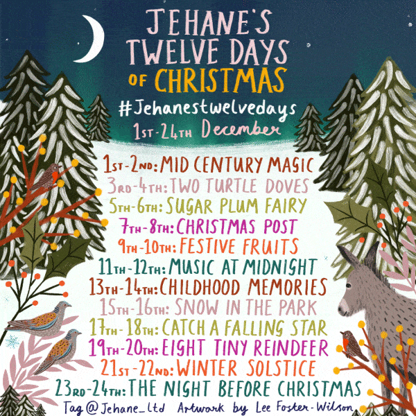 Jehane's 12 Days of Christmas is Here!
