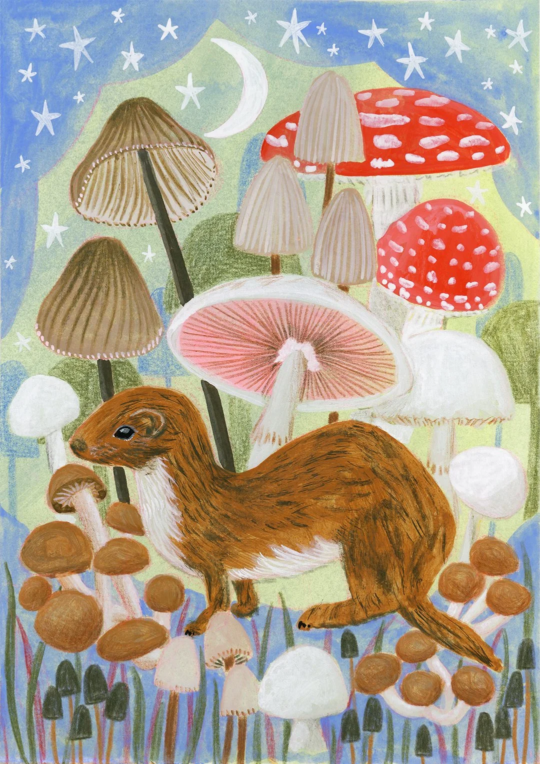 FOS0708_Day 95 - Weasel and Mushrooms_1080px.jpg