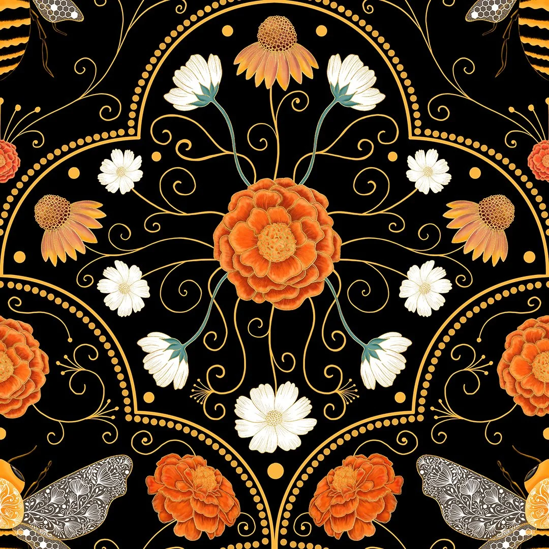 RSA0096-C_SummerBeePatternBlack_1080pix.jpg