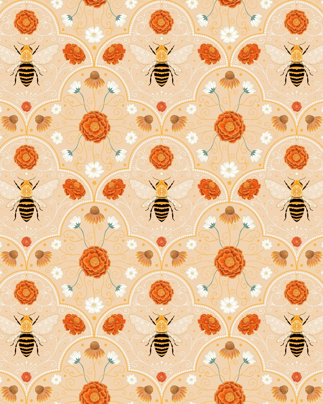 RSA0096-G_SummerBeePatternCream_repeated_portrait_TFHRA.JPG