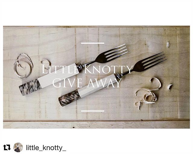My good mate and workshop neighbour @little_knotty_  is having a giveaway 😍 ・・・
//GIVE AWAY TIME// An original Little Knotty fork up for grabs! Simply follow Little Knotty, share this image and tag me and two mates for your chance to win. Enter as m