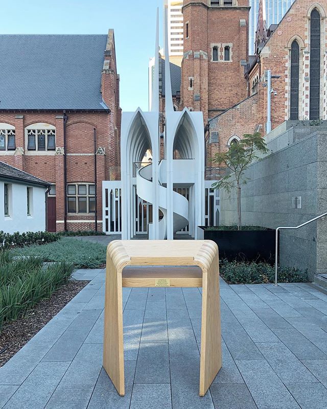 Just delivered the final piece for the Cadogen Song School @cathedralsquare #catherdralsquare #architecture #furniture #furnituredesign #furnituremaker #craftsman #americanoak #handcrafted #perth #freo #fremantle