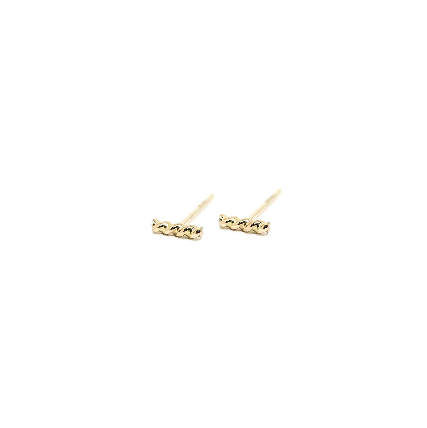 tiny studs earrings fine jewelry gold