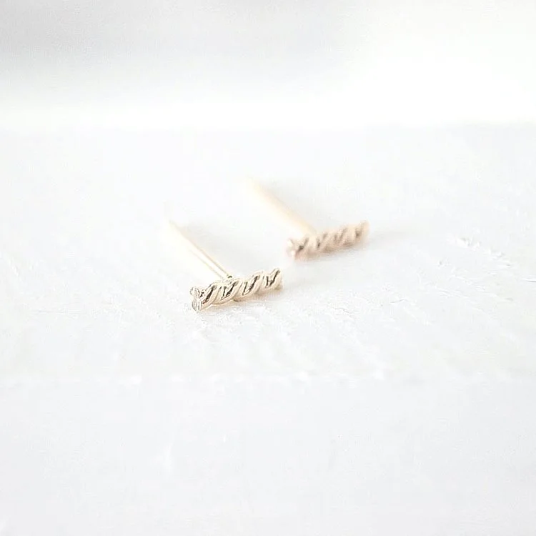 tiny studs earrings fine jewelry gold
