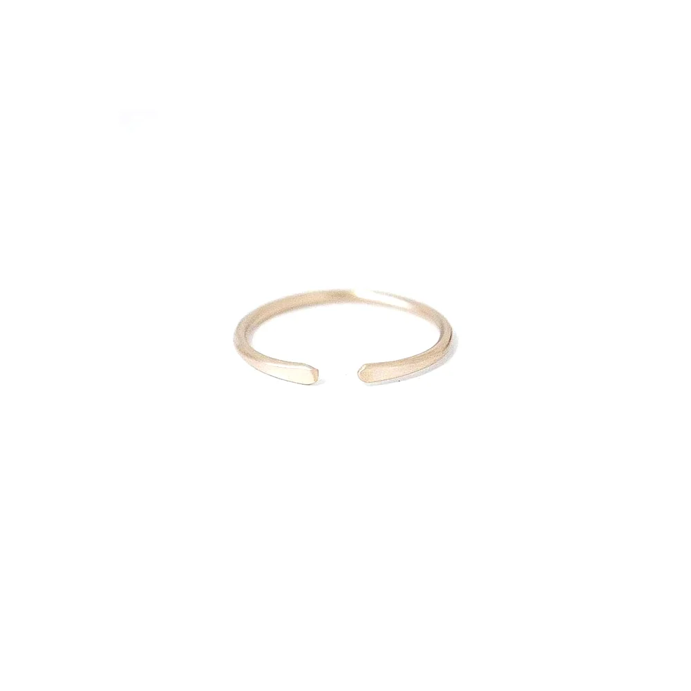 women adjustable finger ring gold