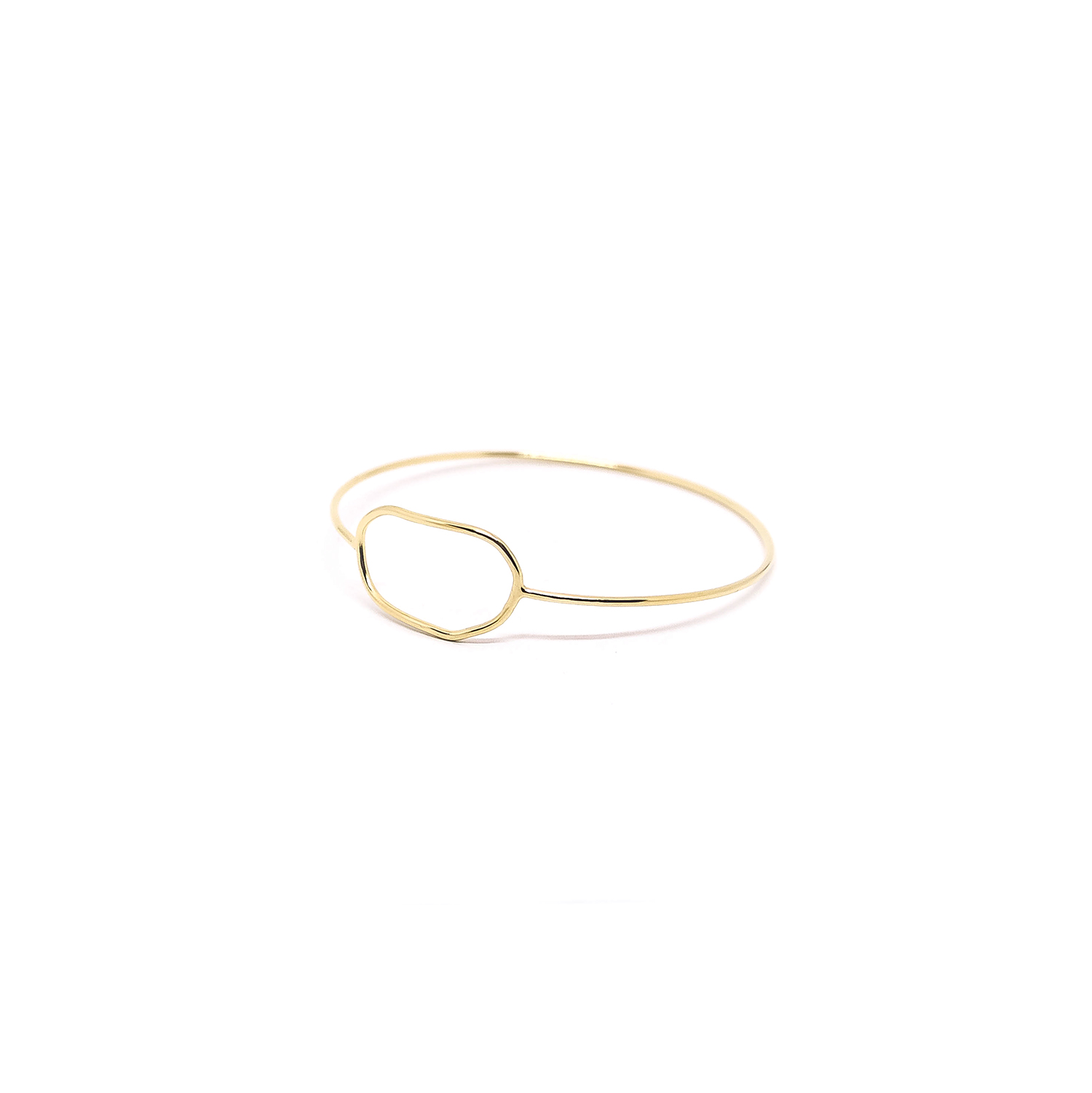 women gold bracelet thin band stackable