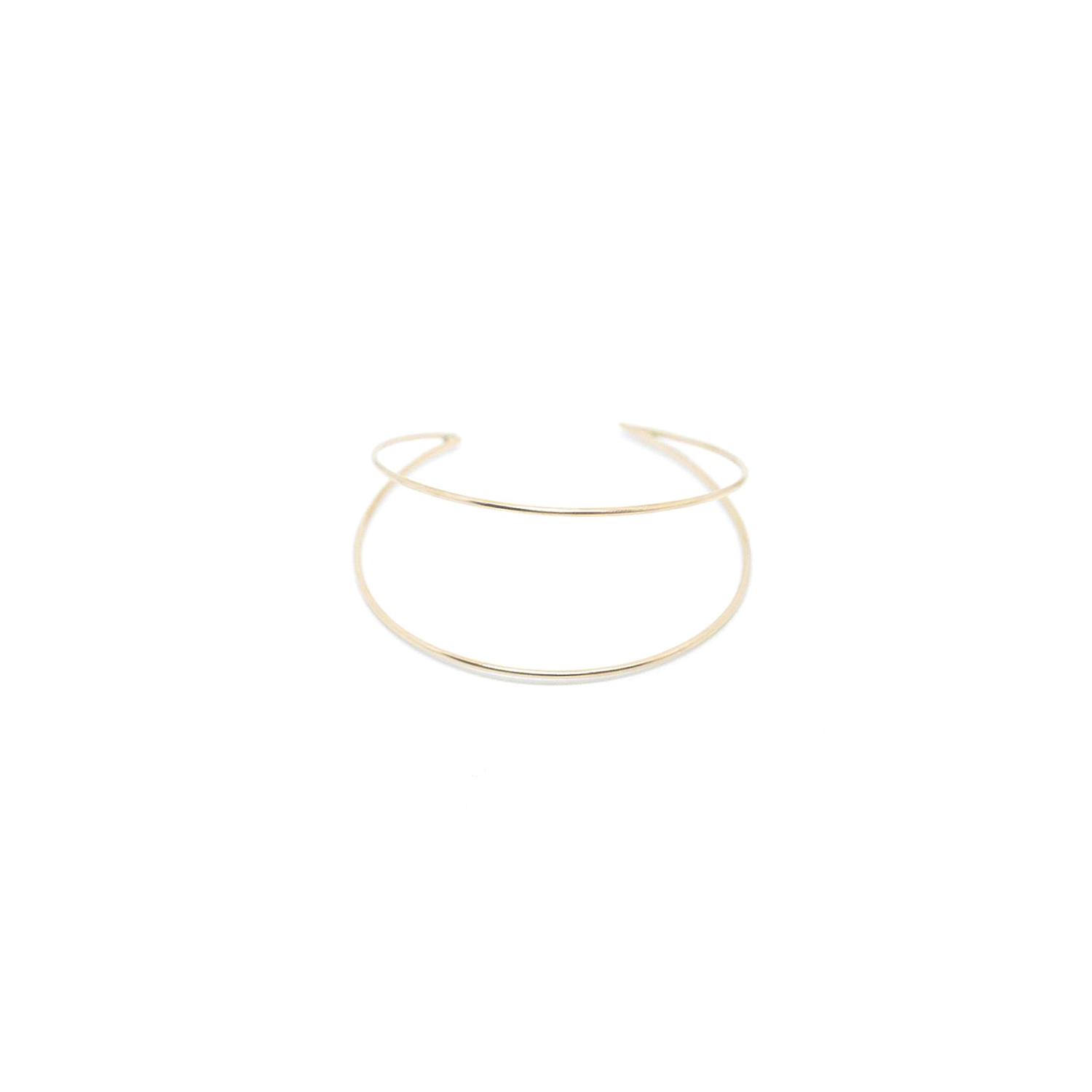 women gold bracelet thin band stackable