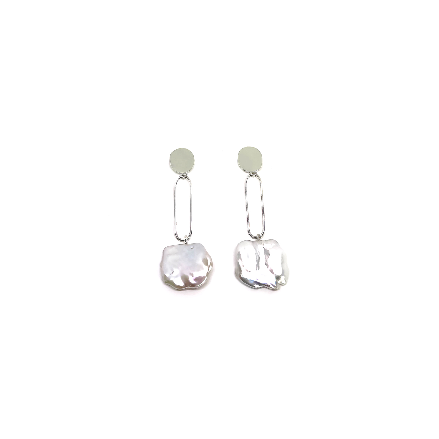 Baroque pearl drop earrings - studio cosette
