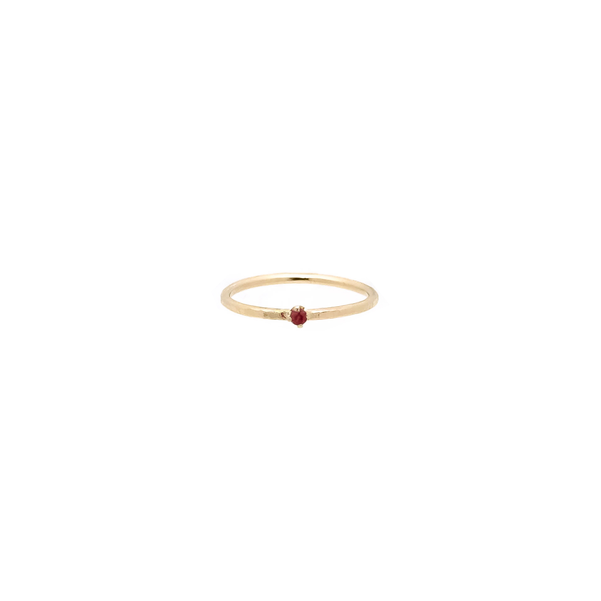 tiny ruby ring -studiocosette.com
