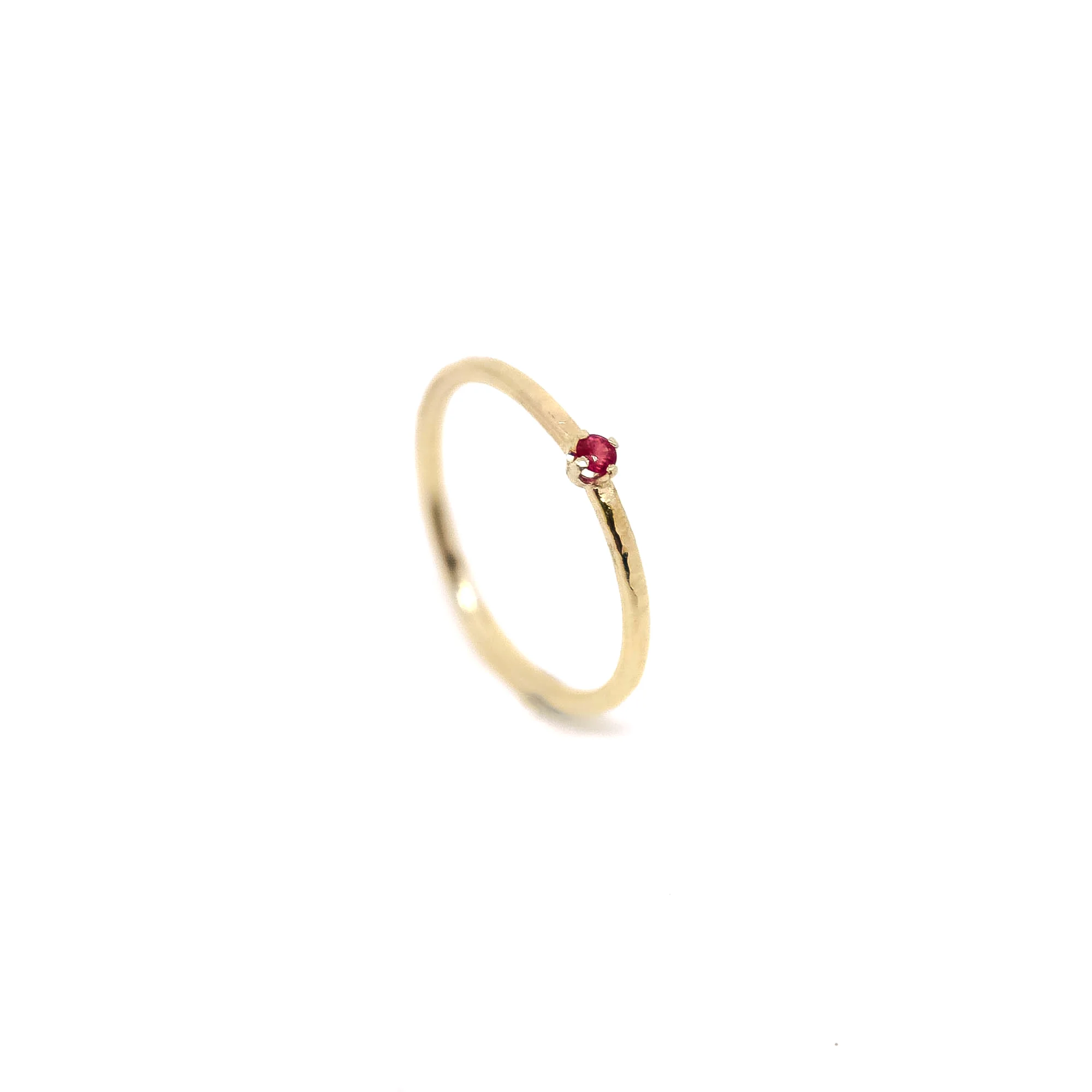 tiny ruby ring -studiocosette.com