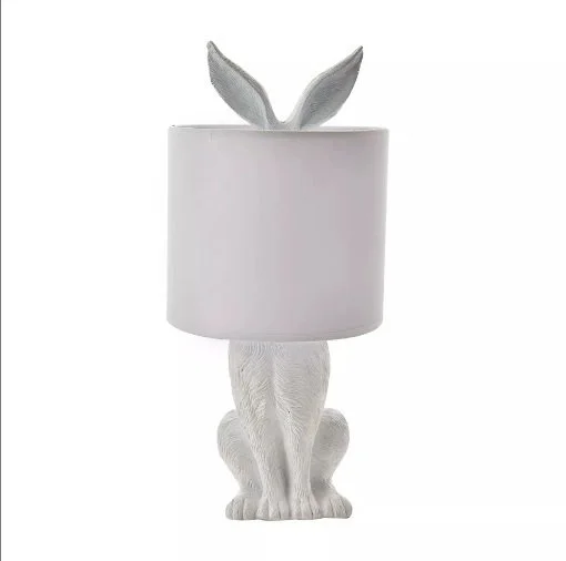 Hestia Hiding White Rabbit Table Lamp