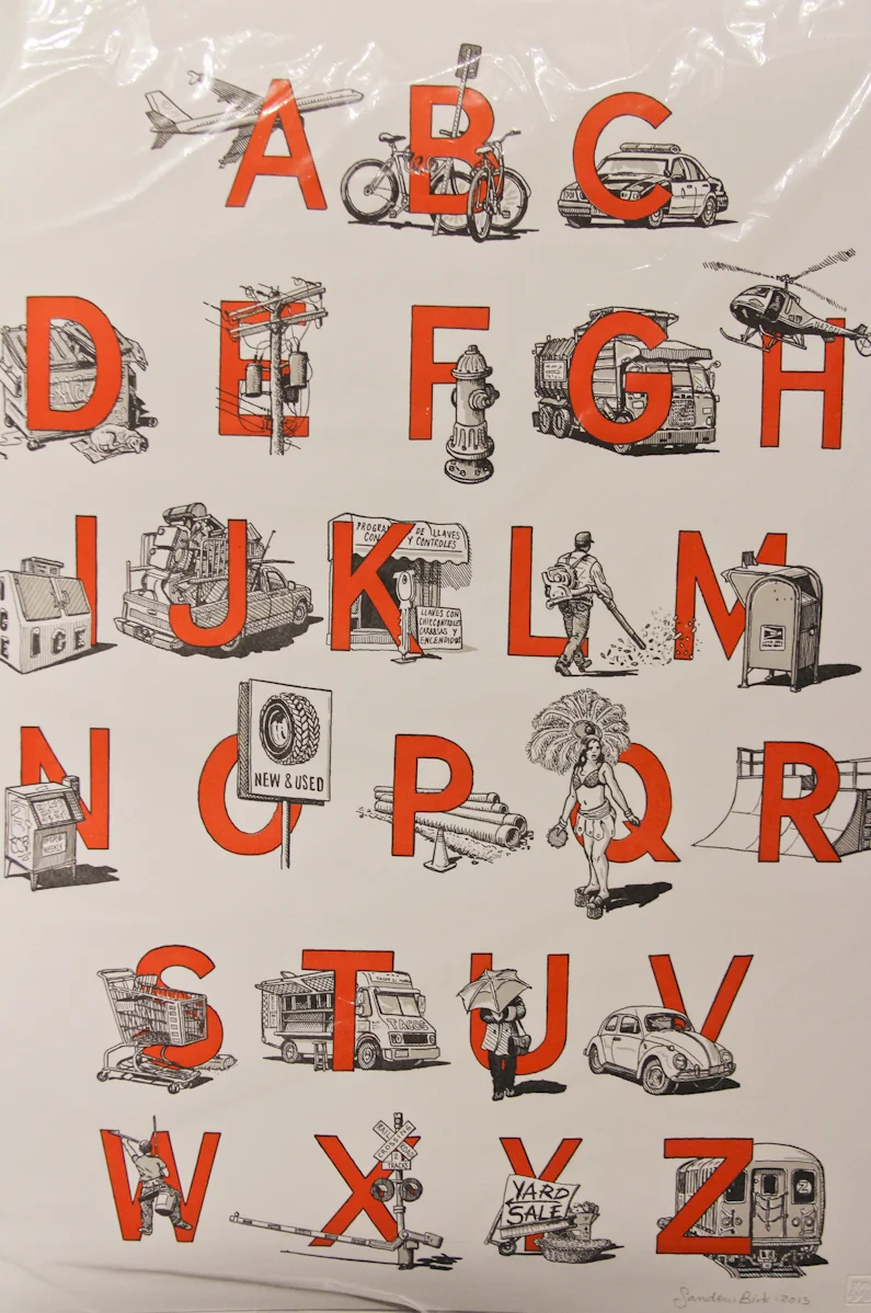 Sandow Birk - Urban Alphabet