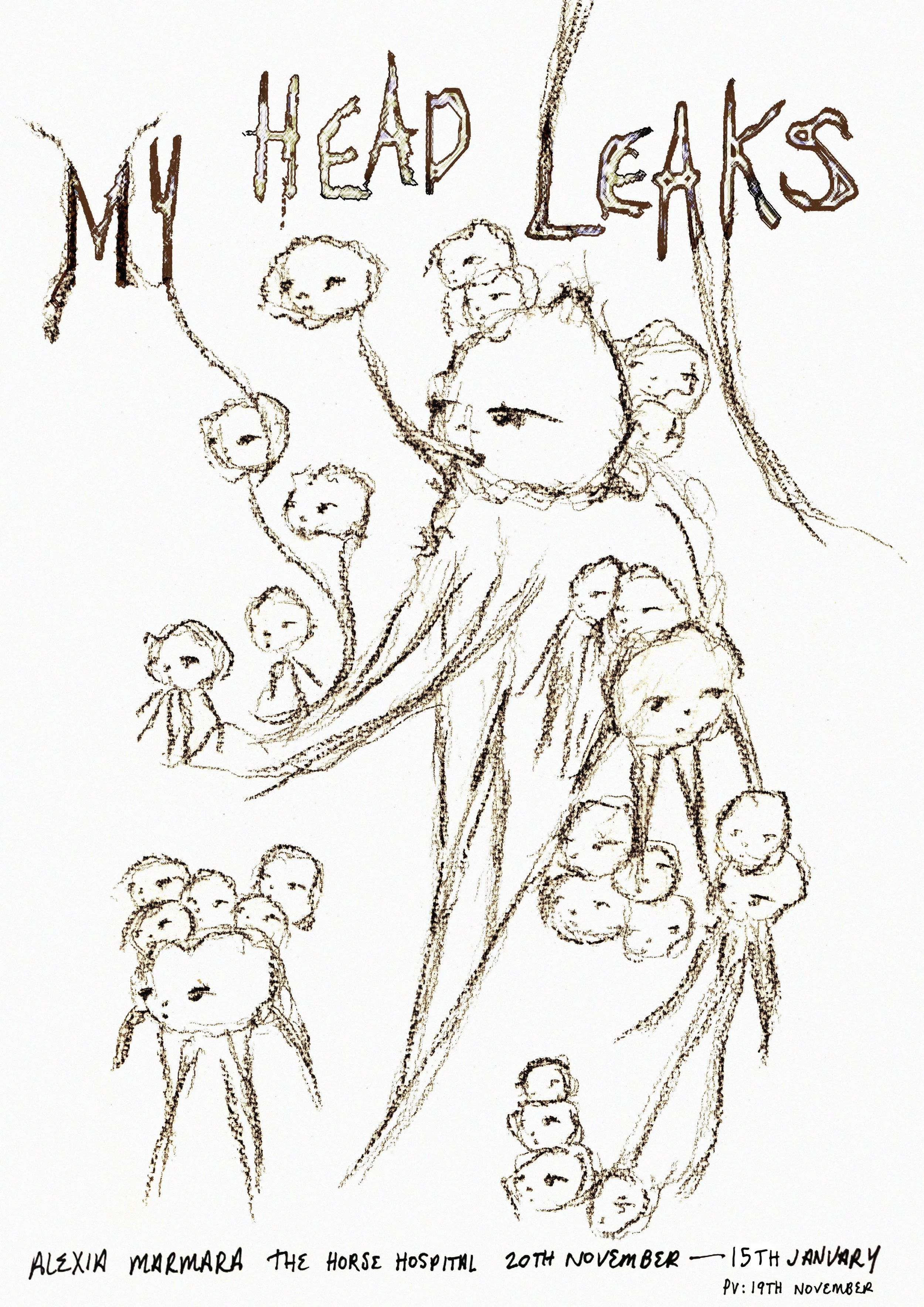 My Head Leaks - An Exhibition by Alexia Marmara