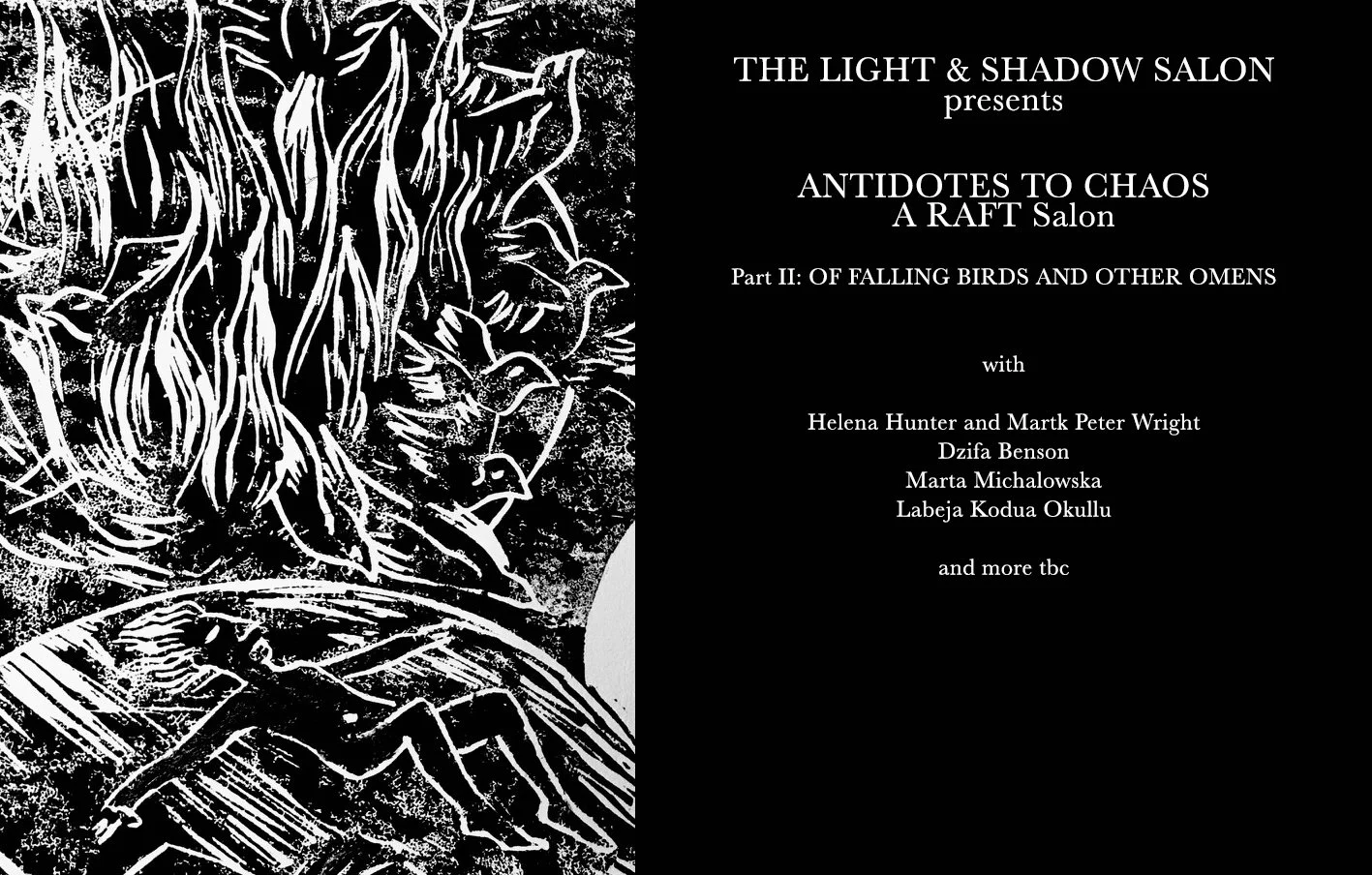 RAFT: Antidotes to Chaos part II: Falling Birds and Other Omens