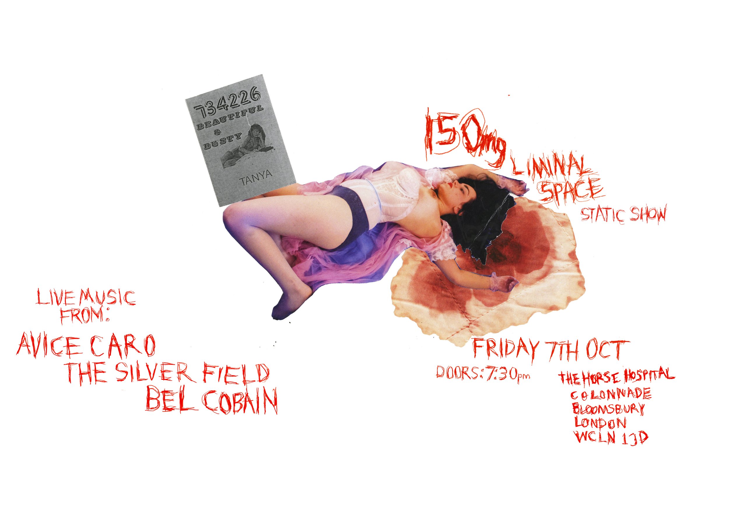 150mg: Liminal Space. Avice Caro, The Silver Field & Bel Cobain