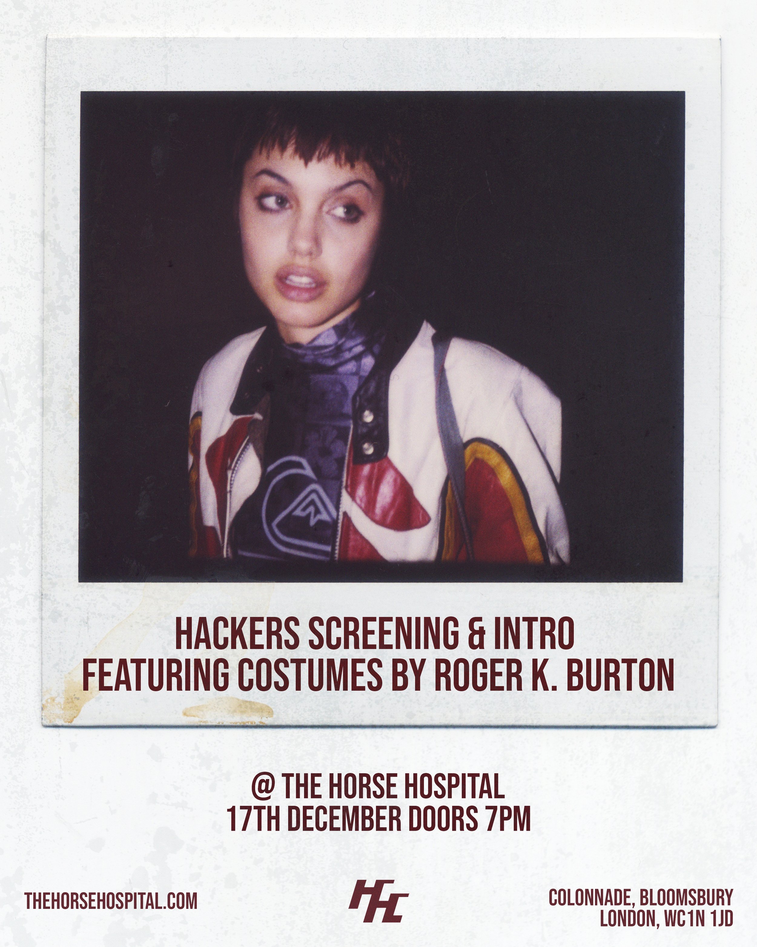 Hackers (1995) Screening: with costume and introduction